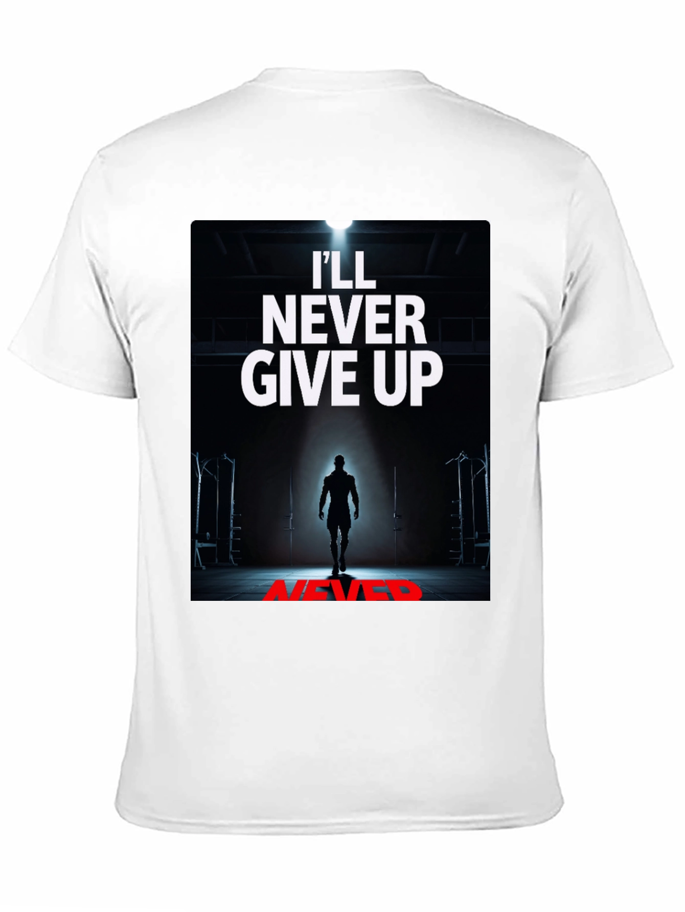Never Give Up Graphic Tee - Motivation Shirt