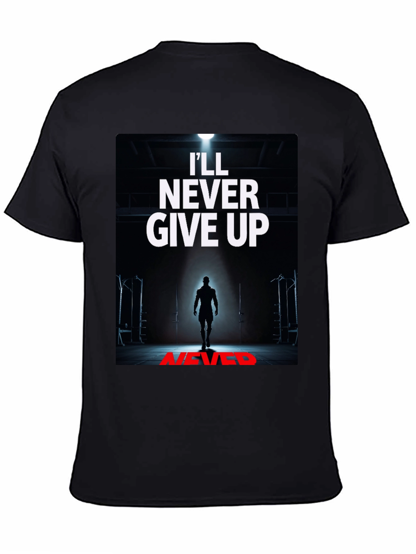 Never Give Up Graphic Tee - Motivation Shirt