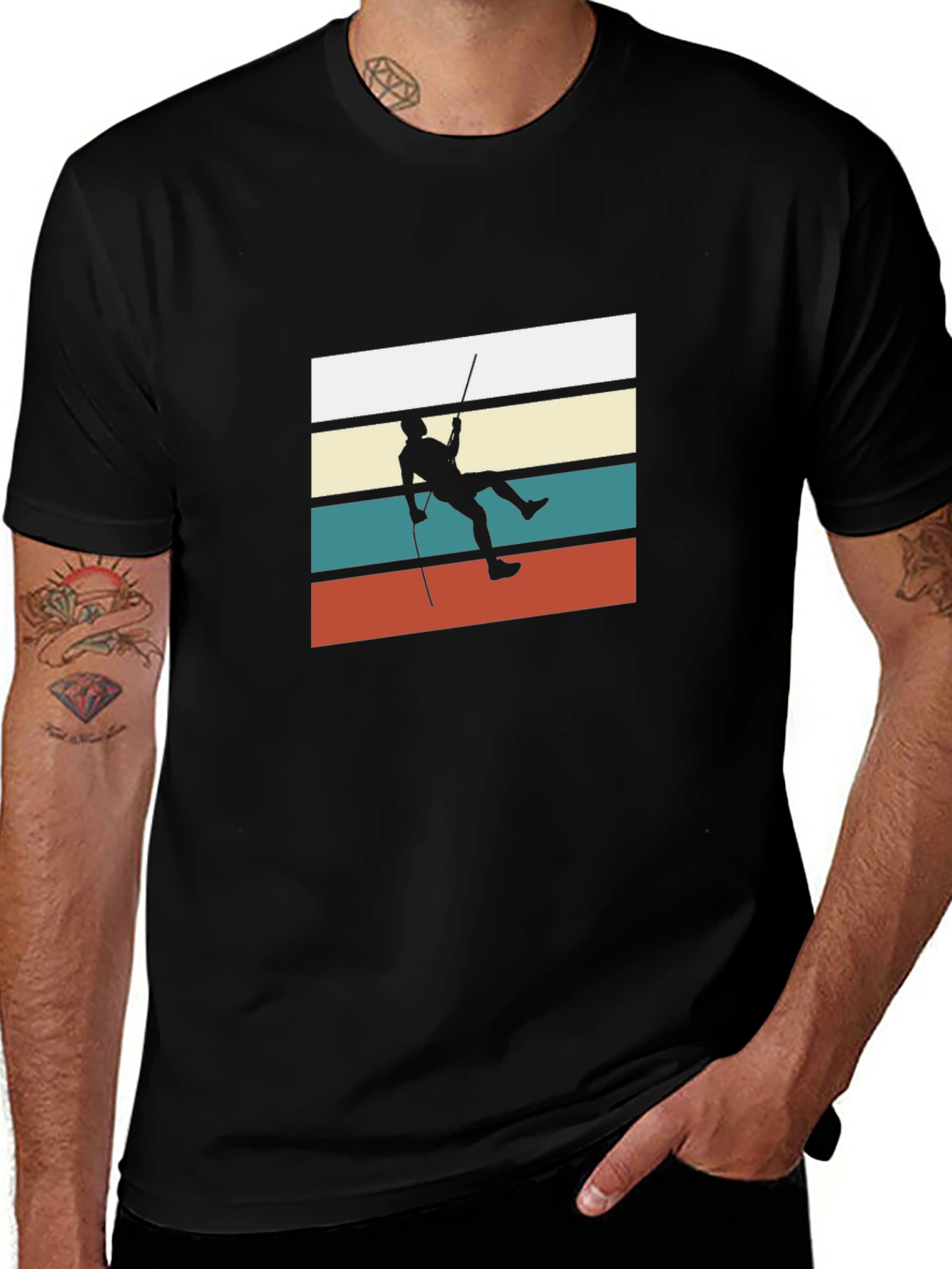 Retro Rock Climbing T-Shirt