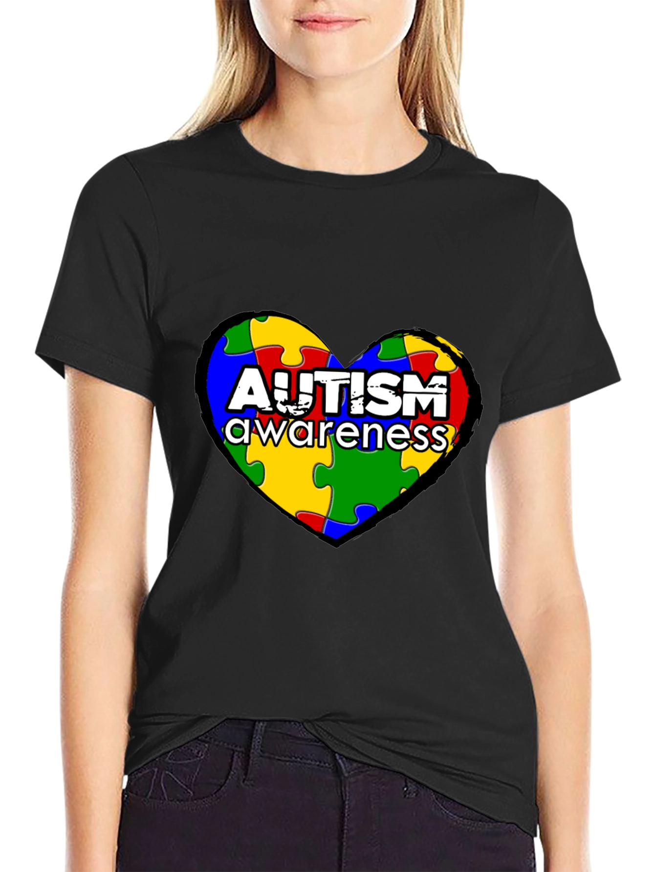 Autism Awareness Puzzle Heart T-Shirt