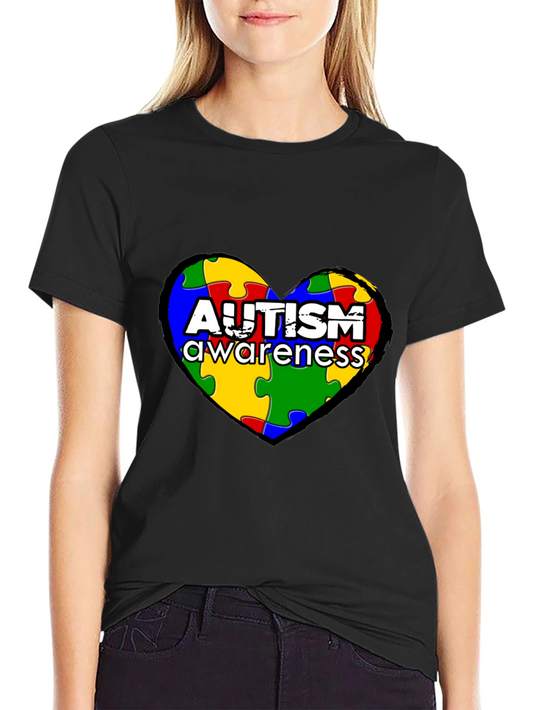 Autism Awareness Puzzle Heart T-Shirt