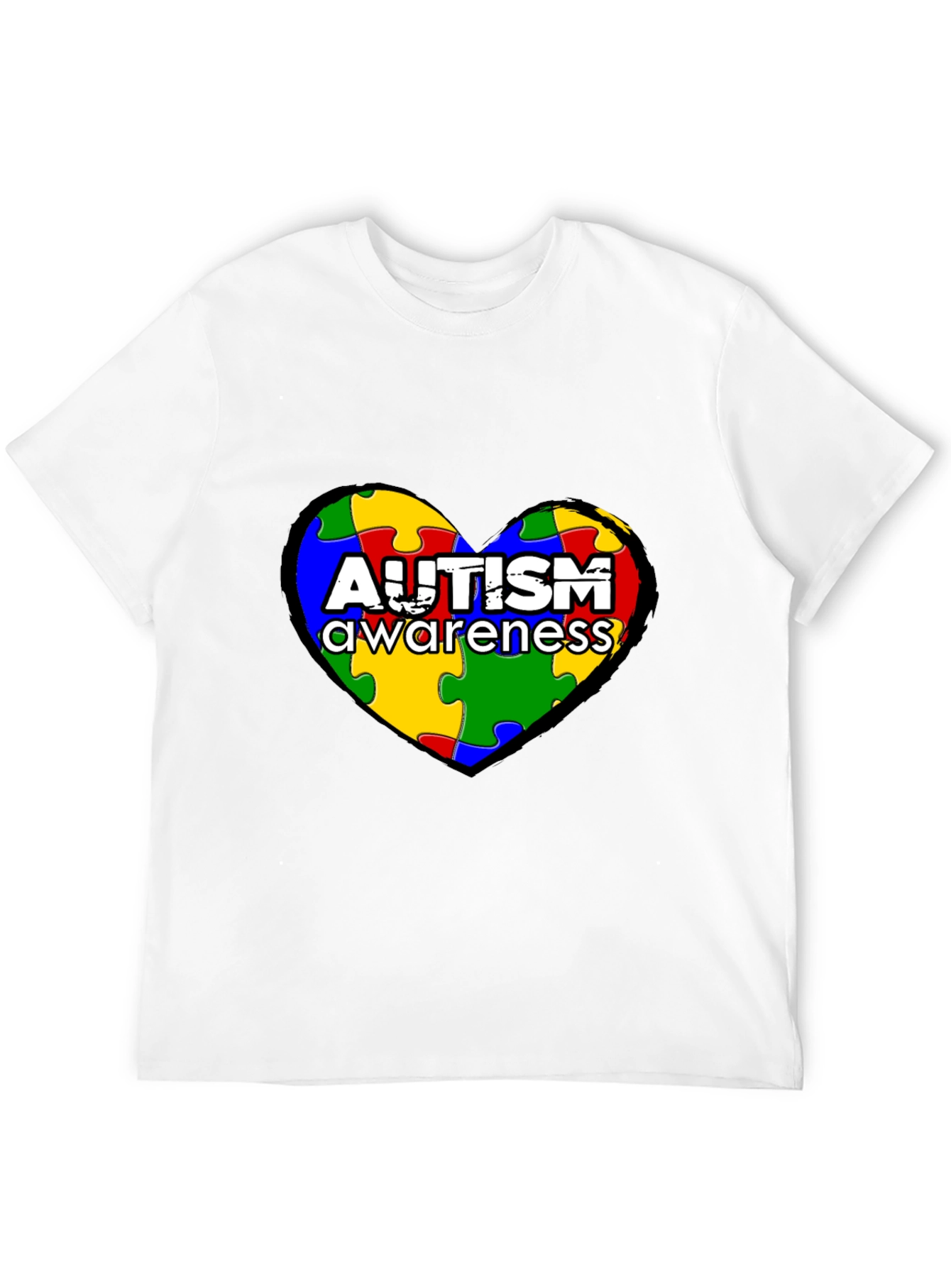 Autism Awareness Puzzle Heart T-Shirt