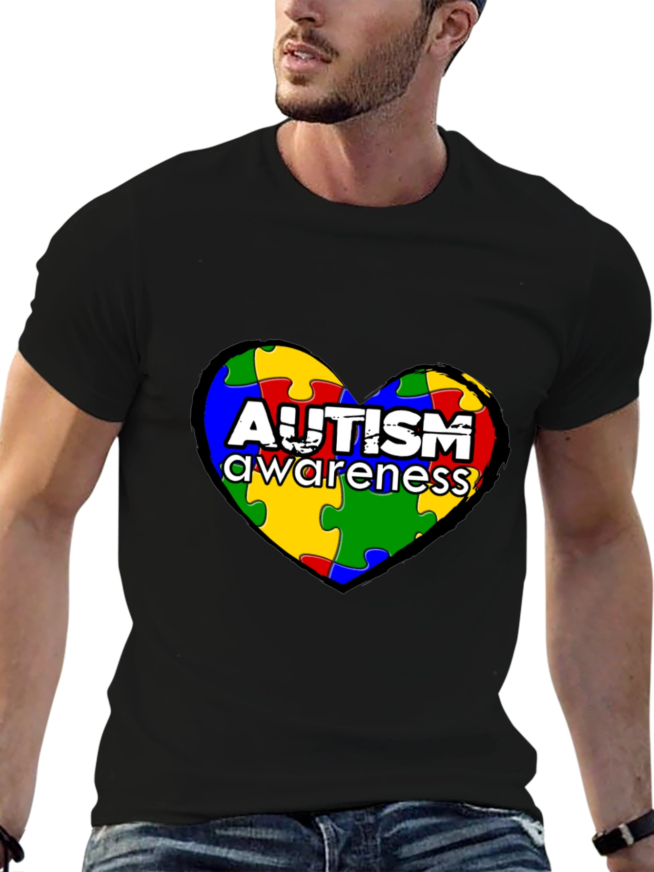 Autism Awareness Puzzle Heart T-Shirt