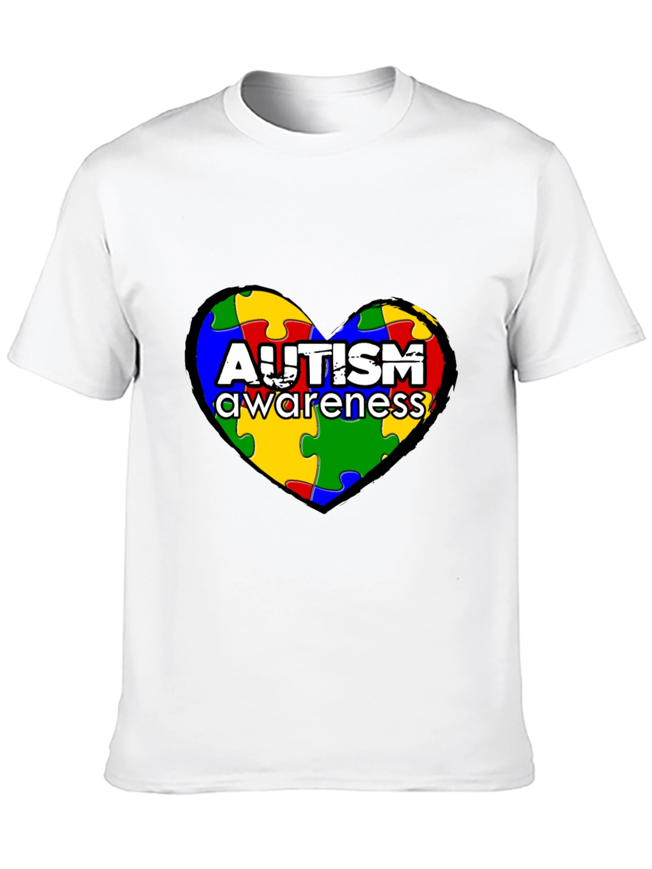 Autism Awareness Puzzle Heart T-Shirt