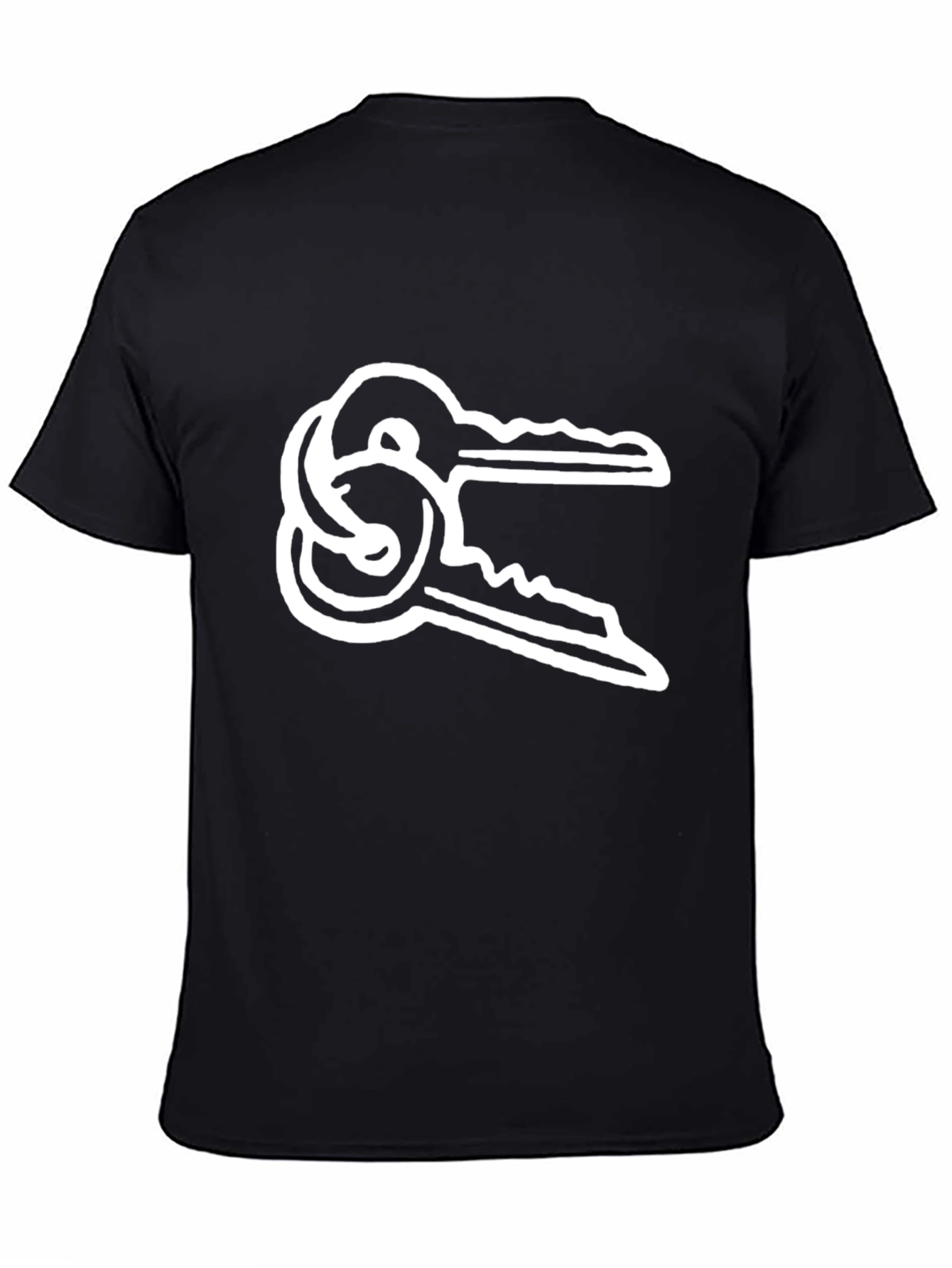Keys Graphic Black Tee