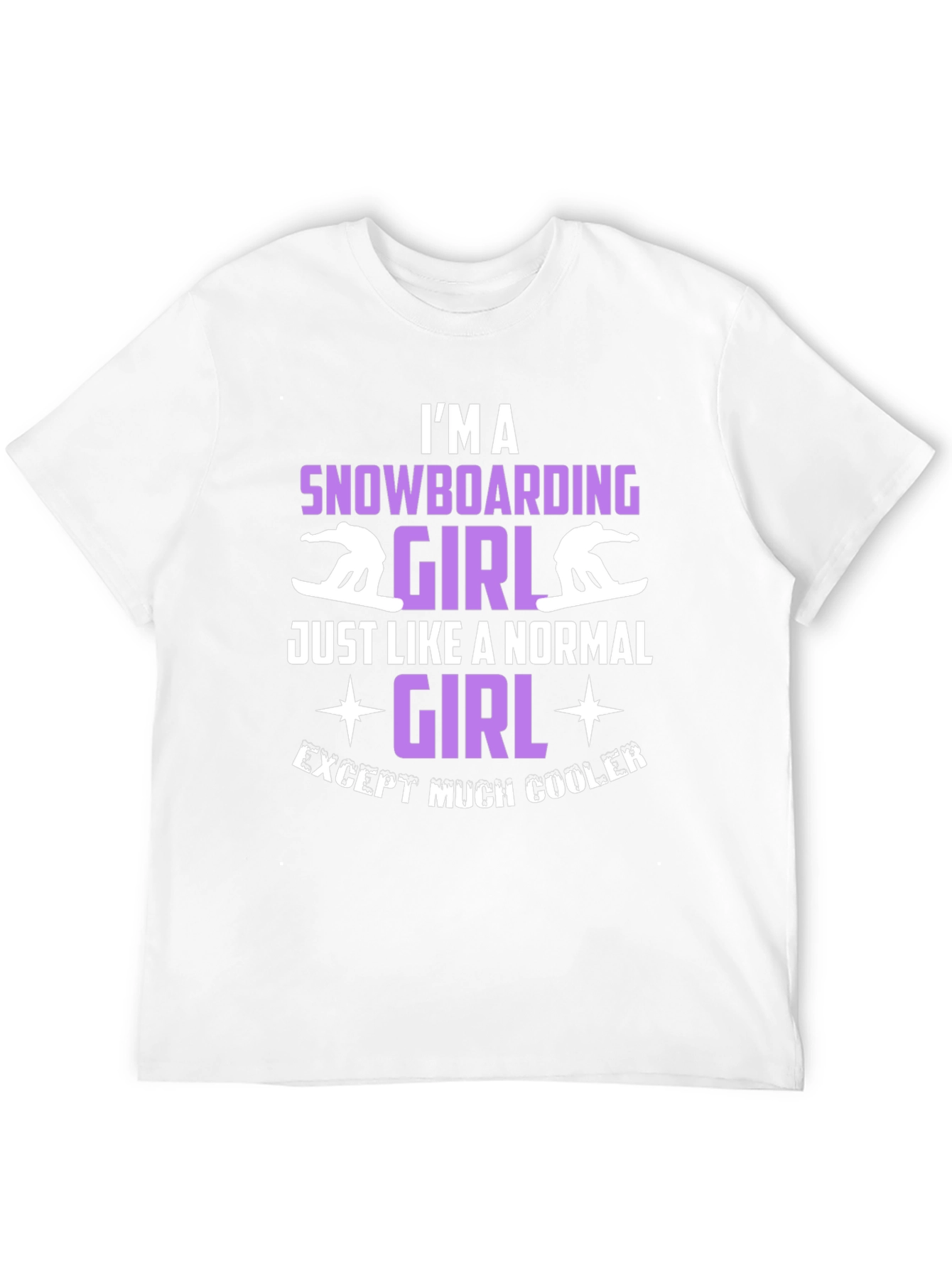 Snowboarding Girl Graphic Tee - Cool & Unique T-Shirt