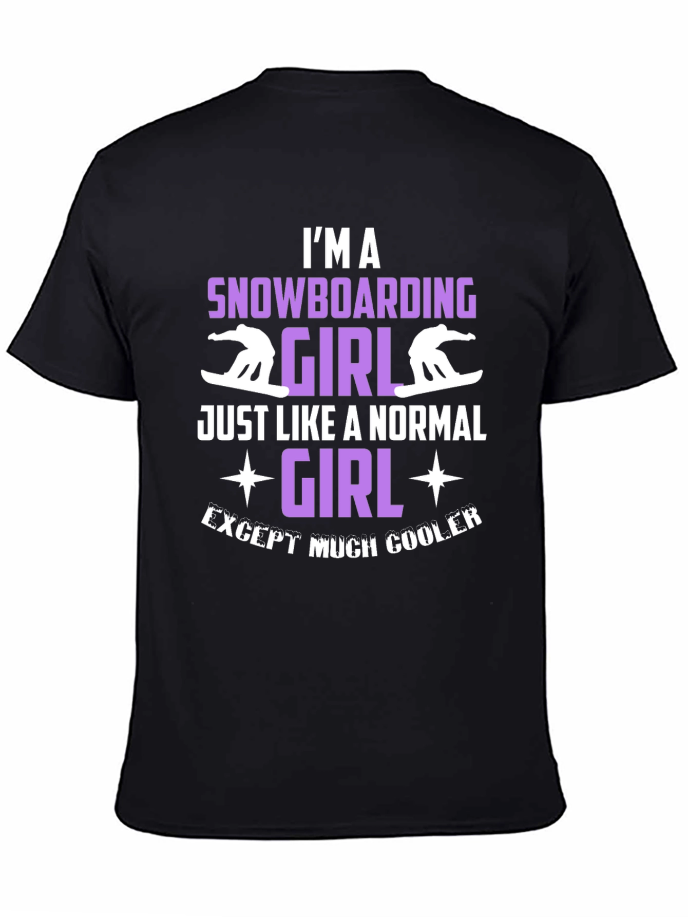 Snowboarding Girl Graphic Tee - Cool & Unique T-Shirt