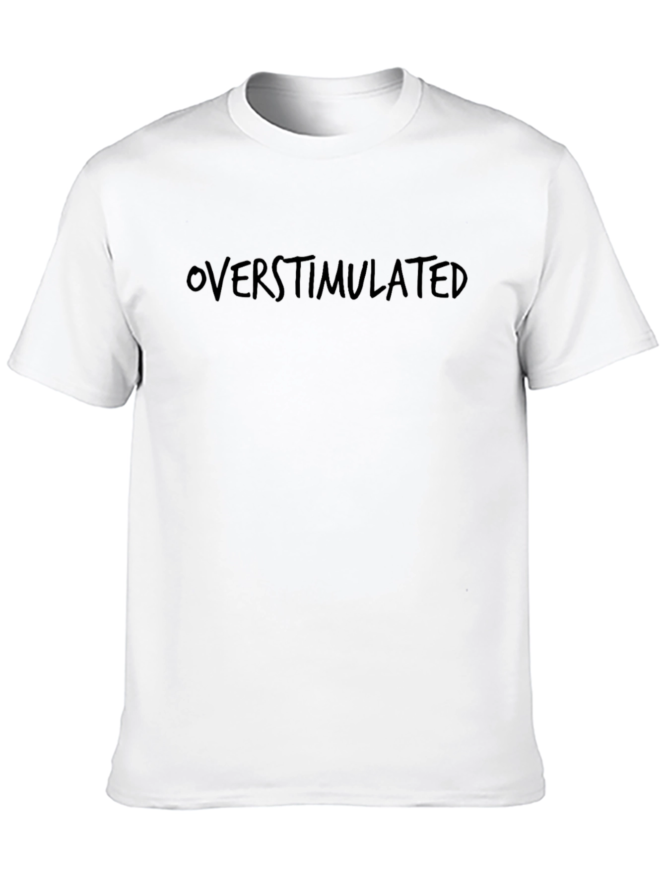 Overstimulated Black Tee - Soft Style
