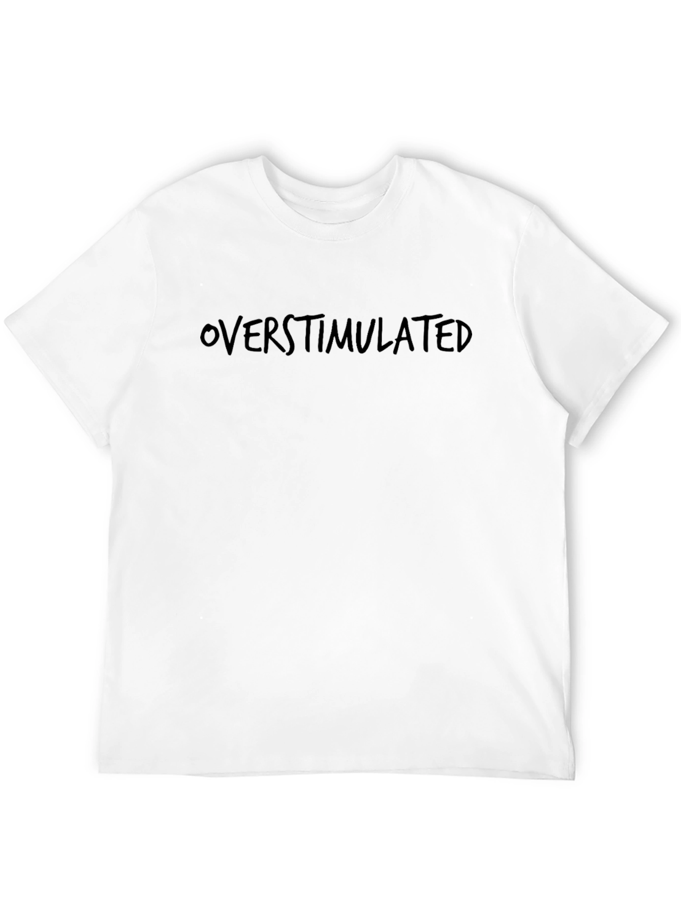 Overstimulated Black Tee - Soft Style