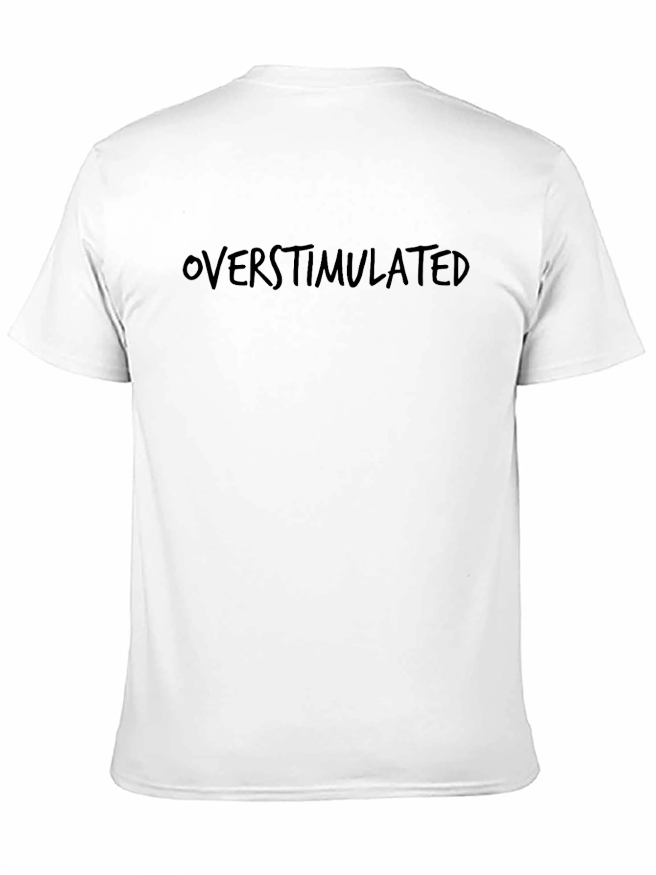 Overstimulated Black Tee - Soft Style