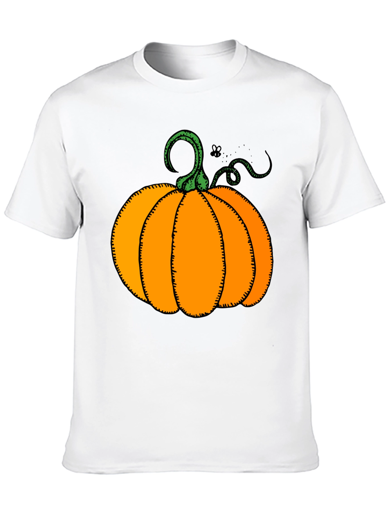 Pumpkin Graphic T-Shirt - Halloween Style