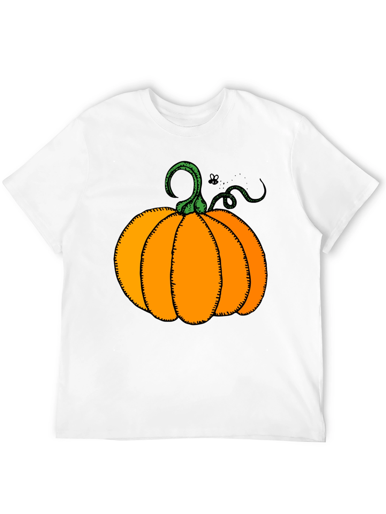 Pumpkin Graphic T-Shirt - Halloween Style