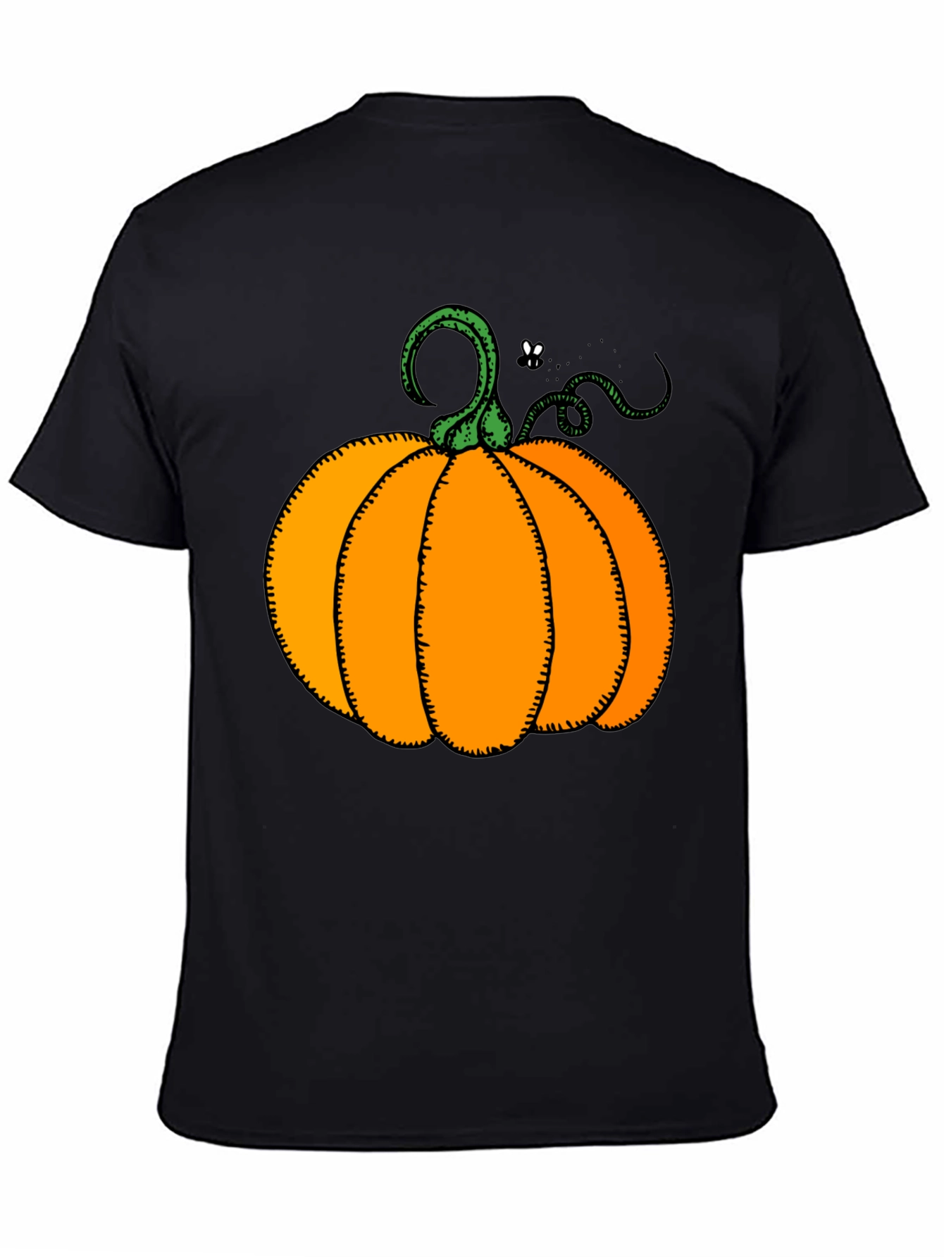 Pumpkin Graphic T-Shirt - Halloween Style