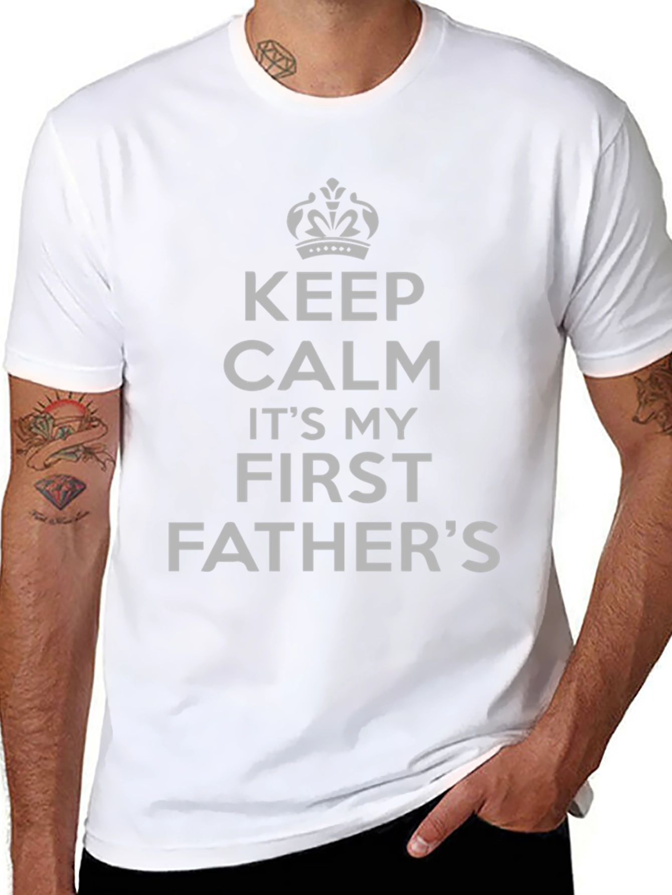 First Fathers Day T-Shirt - Keep Calm