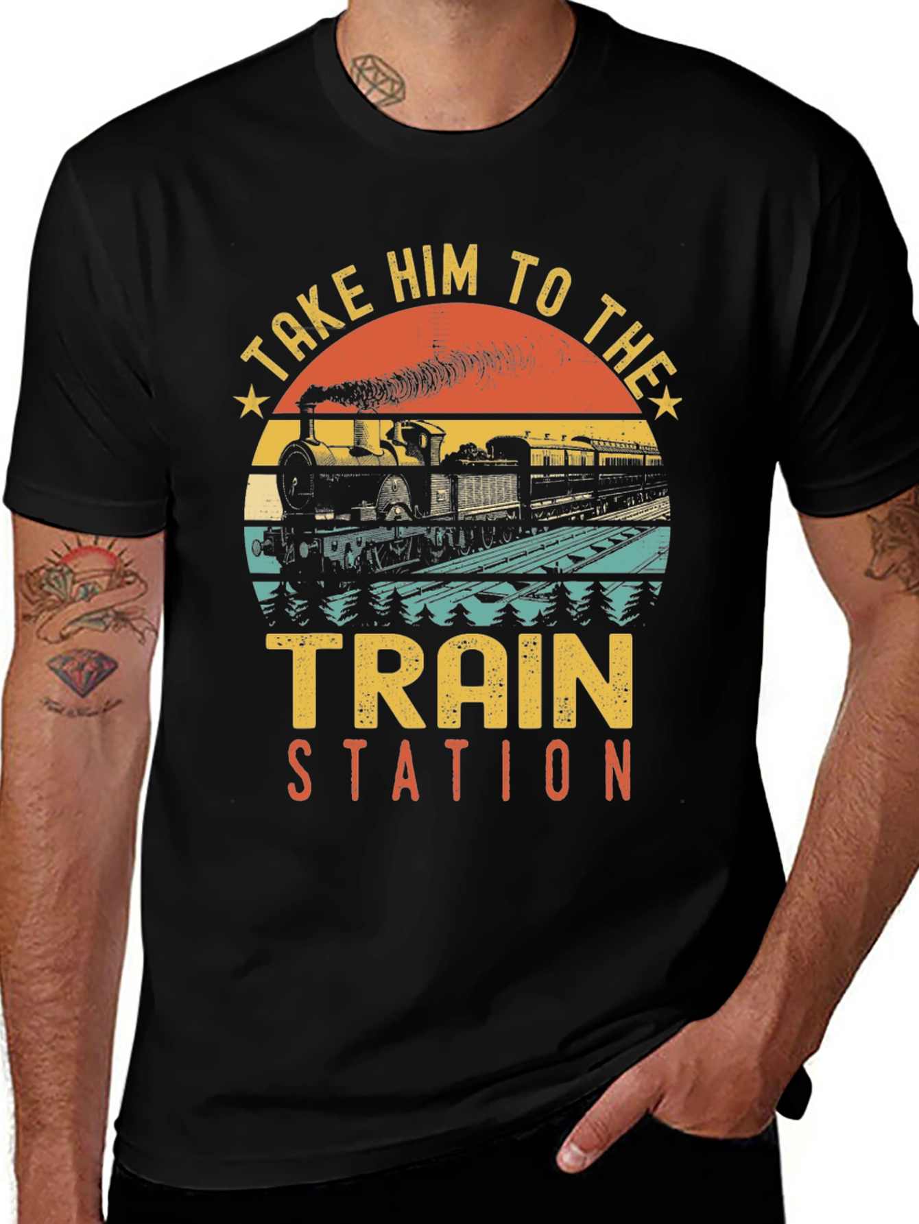 Take Him to the Train Station T-Shirt