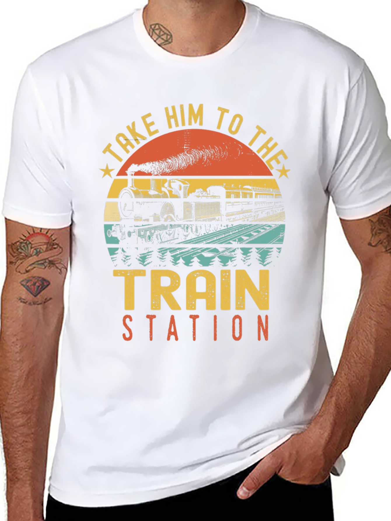 Take Him to the Train Station T-Shirt