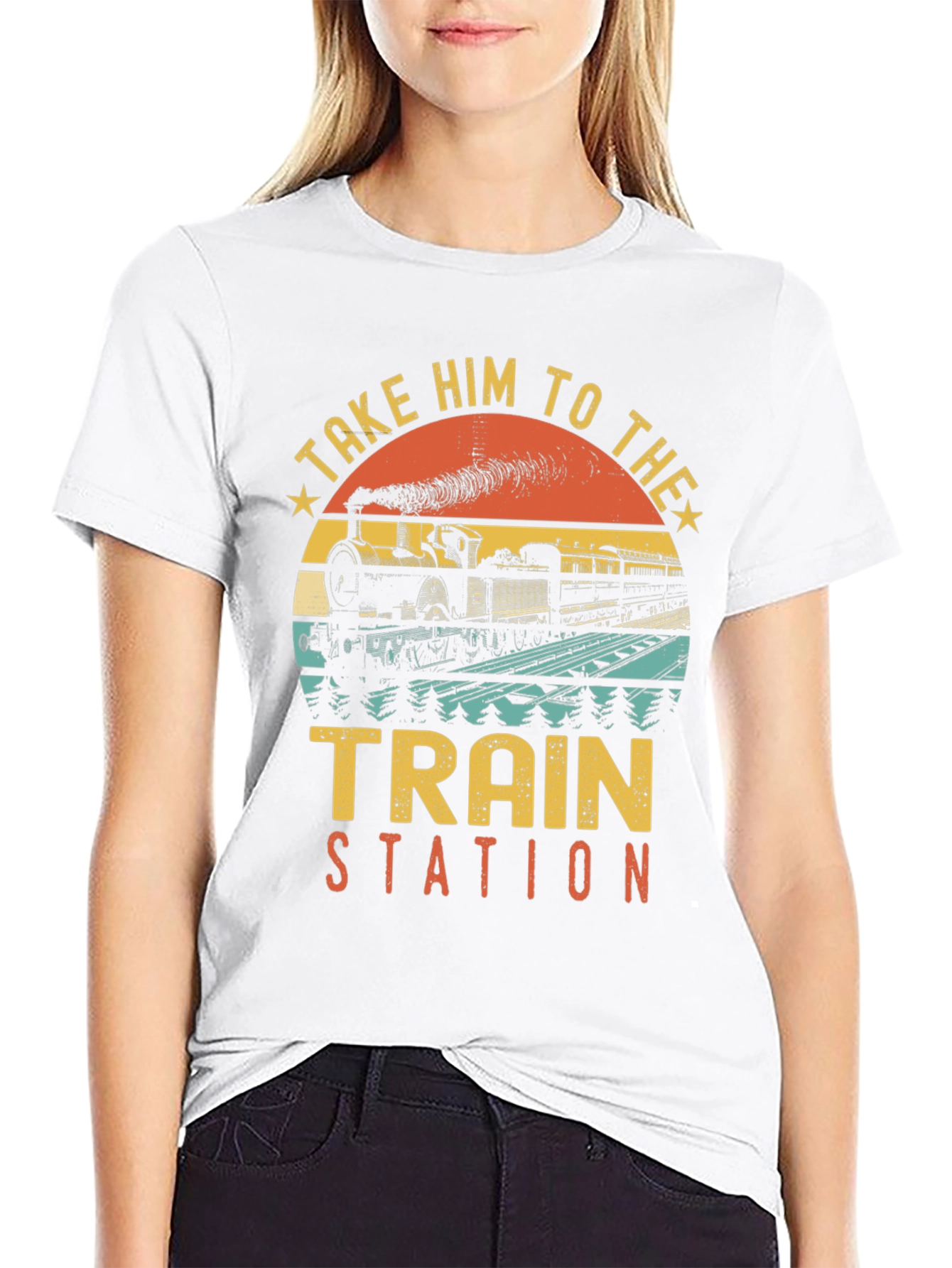 Take Him to the Train Station T-Shirt