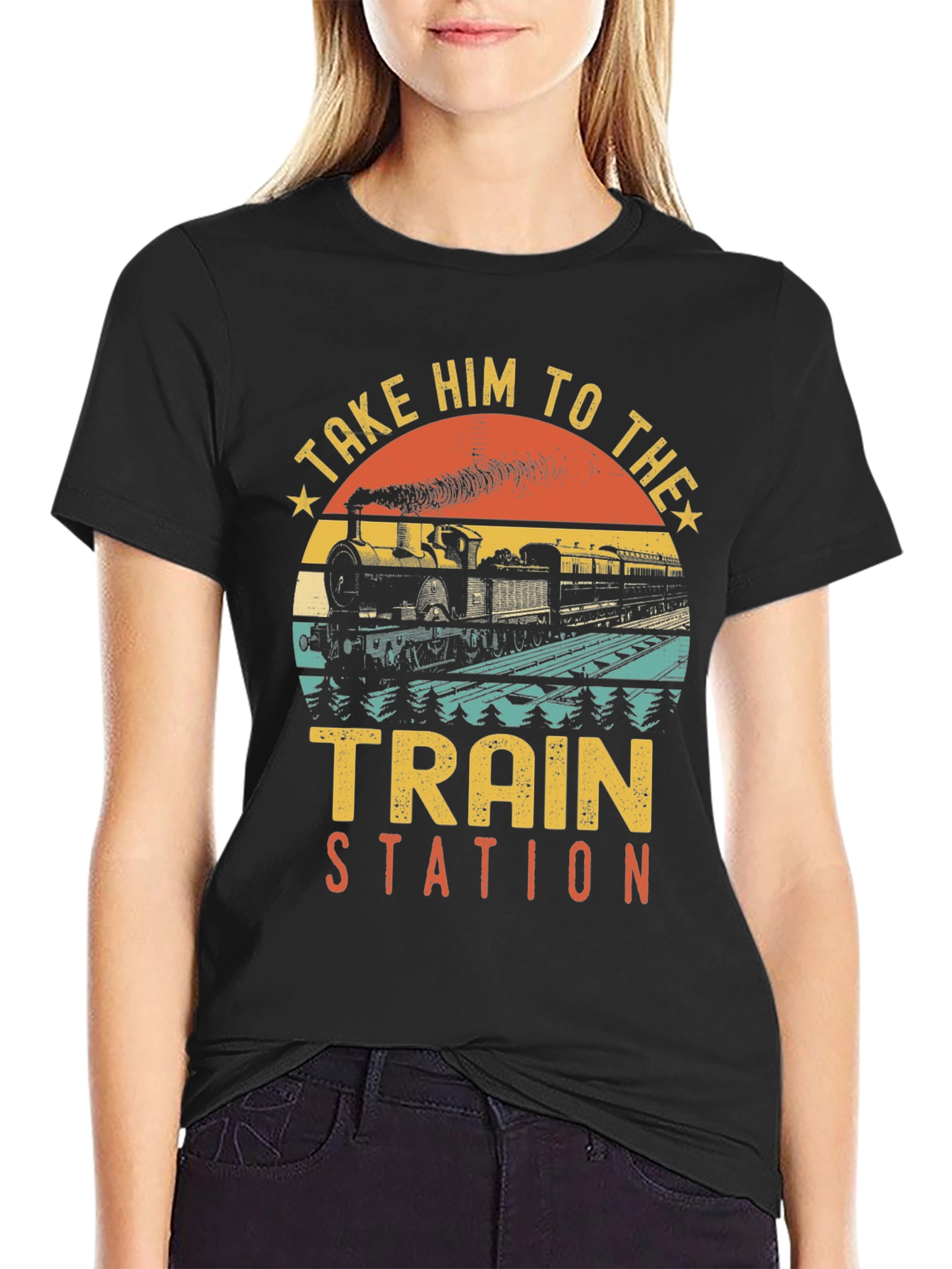 Take Him to the Train Station T-Shirt