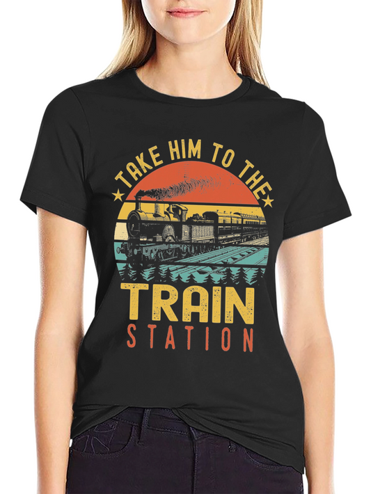 Take Him to the Train Station T-Shirt