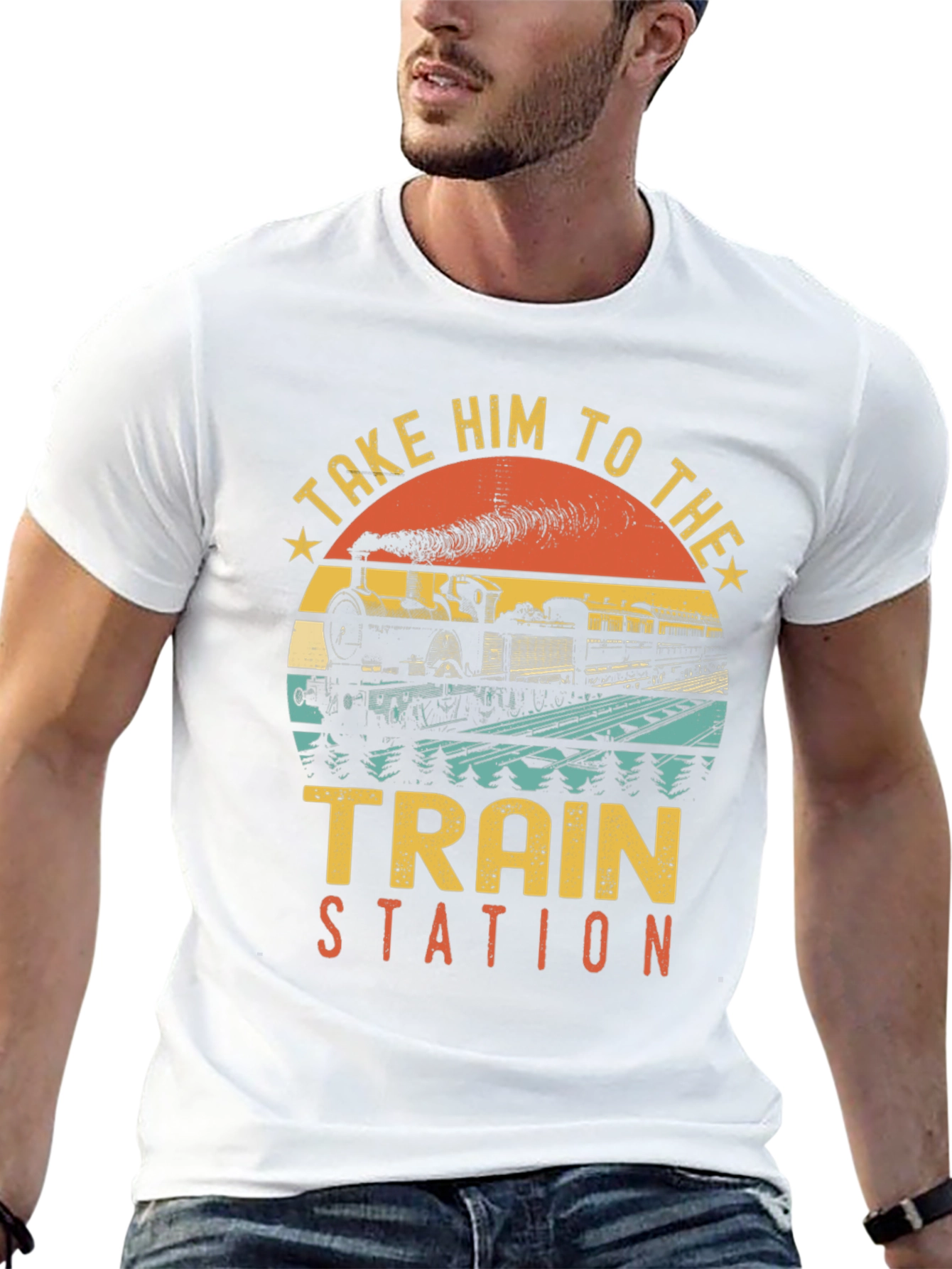 Take Him to the Train Station T-Shirt