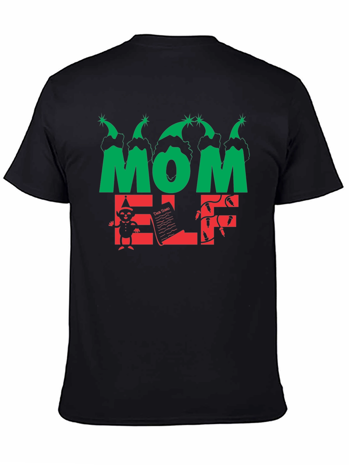 Mom Elf Christmas T-Shirt