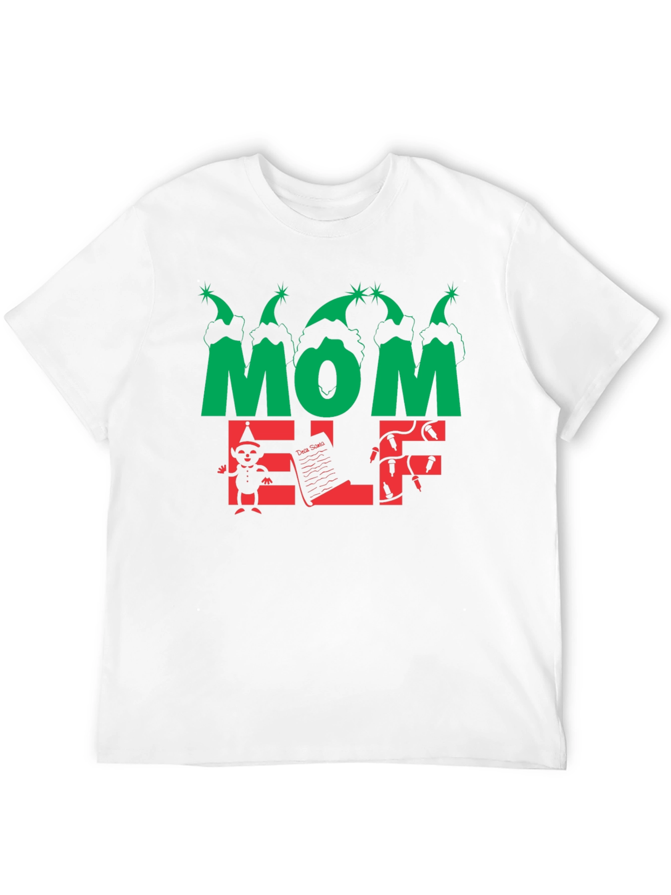 Mom Elf Christmas T-Shirt