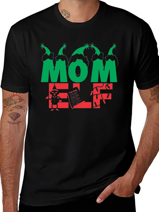 Mom Elf Christmas T-Shirt