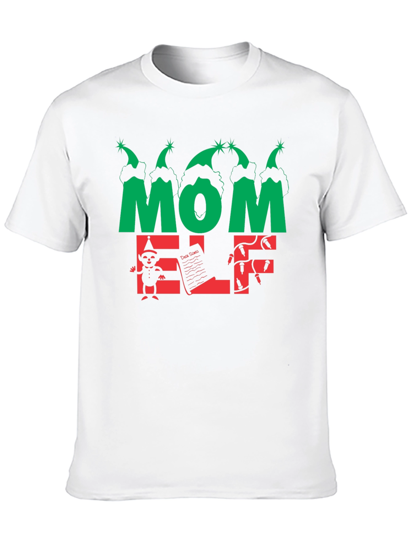 Mom Elf Christmas T-Shirt