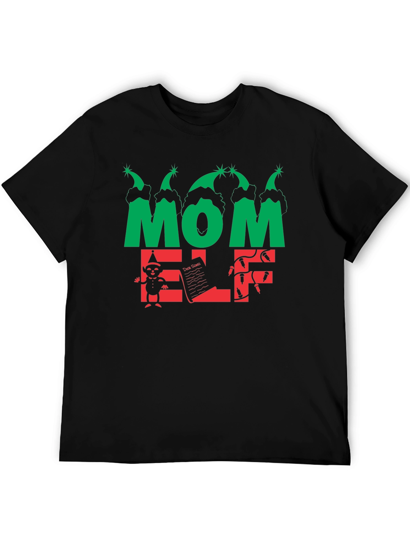 Mom Elf Christmas T-Shirt