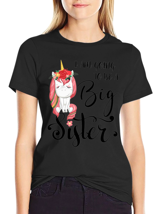 Big Sister Unicorn T-Shirt - Pregnancy Announcement Tee
