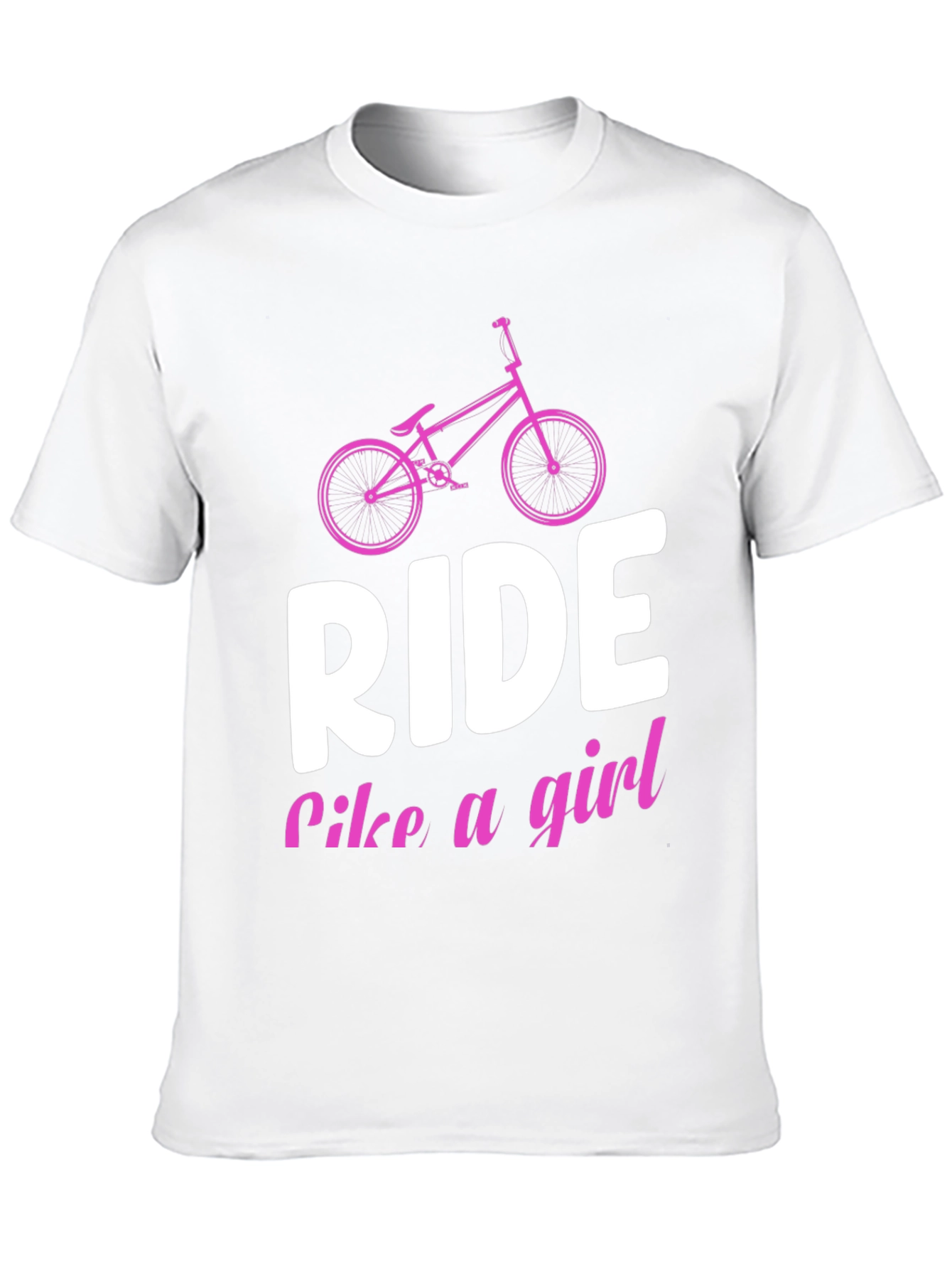 Ride Like a Girl Black T-Shirt