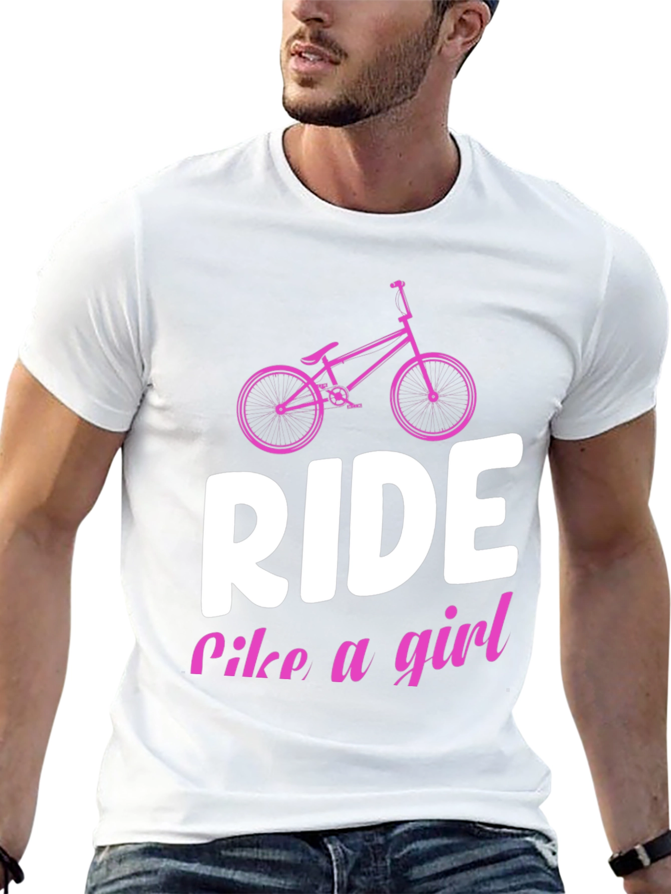Ride Like a Girl Black T-Shirt