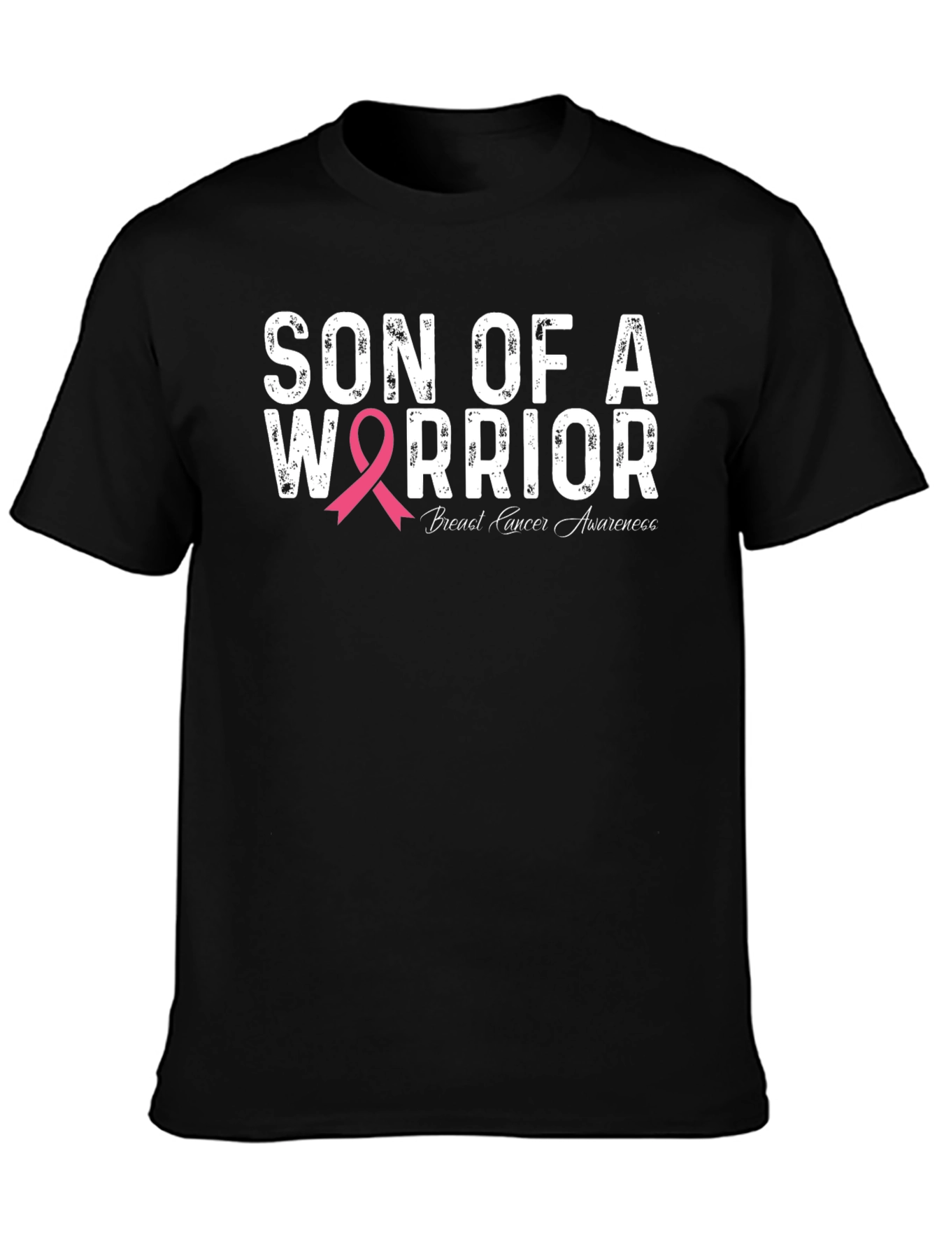 Son of a Warrior Breast Cancer Awareness T-Shirt