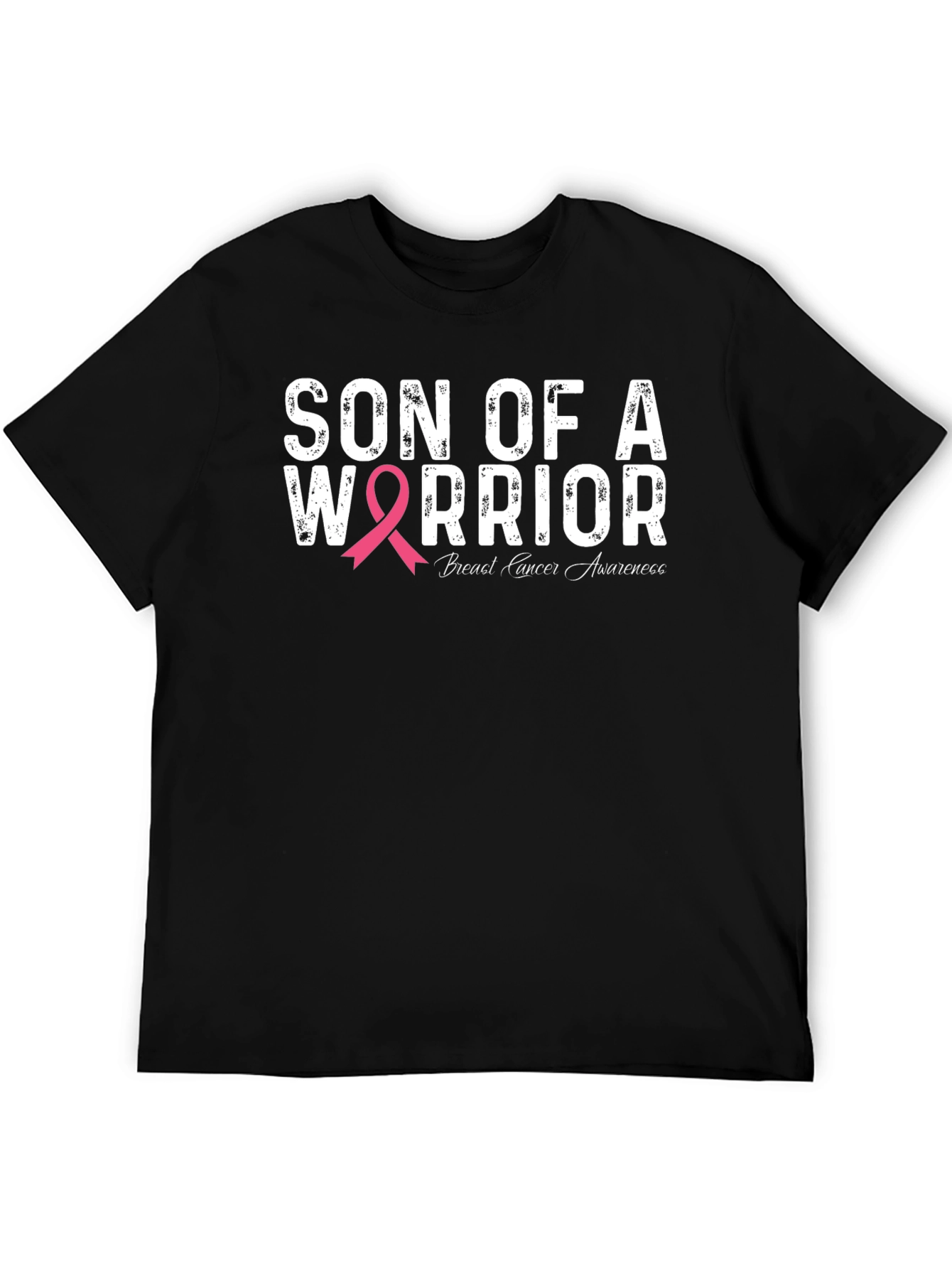 Son of a Warrior Breast Cancer Awareness T-Shirt