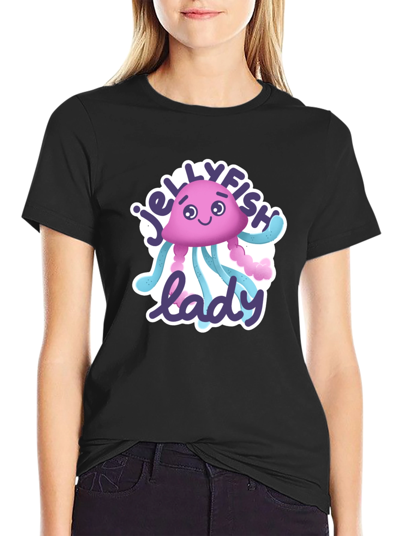 Jellyfish Lady Graphic T-Shirt