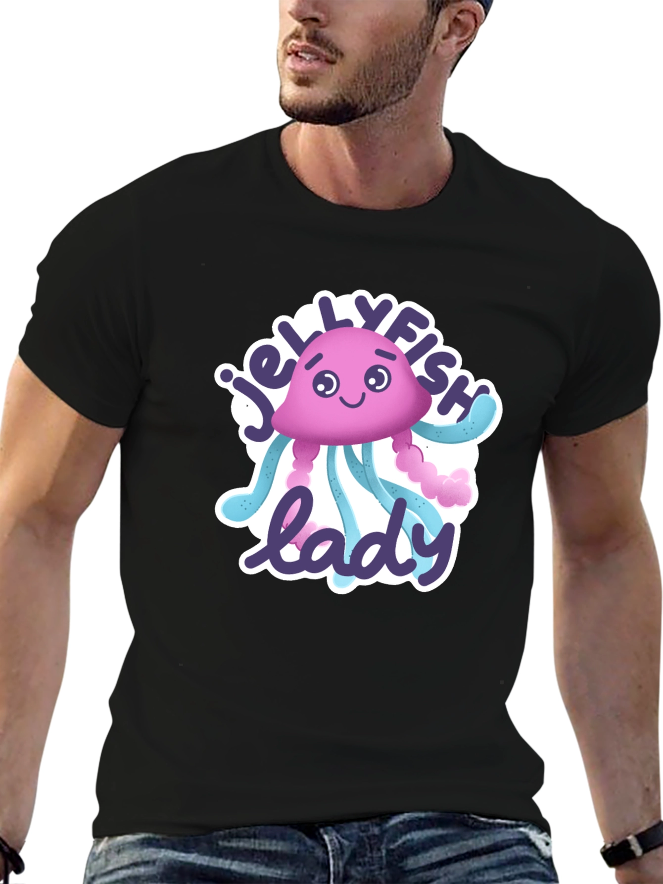 Jellyfish Lady Graphic T-Shirt