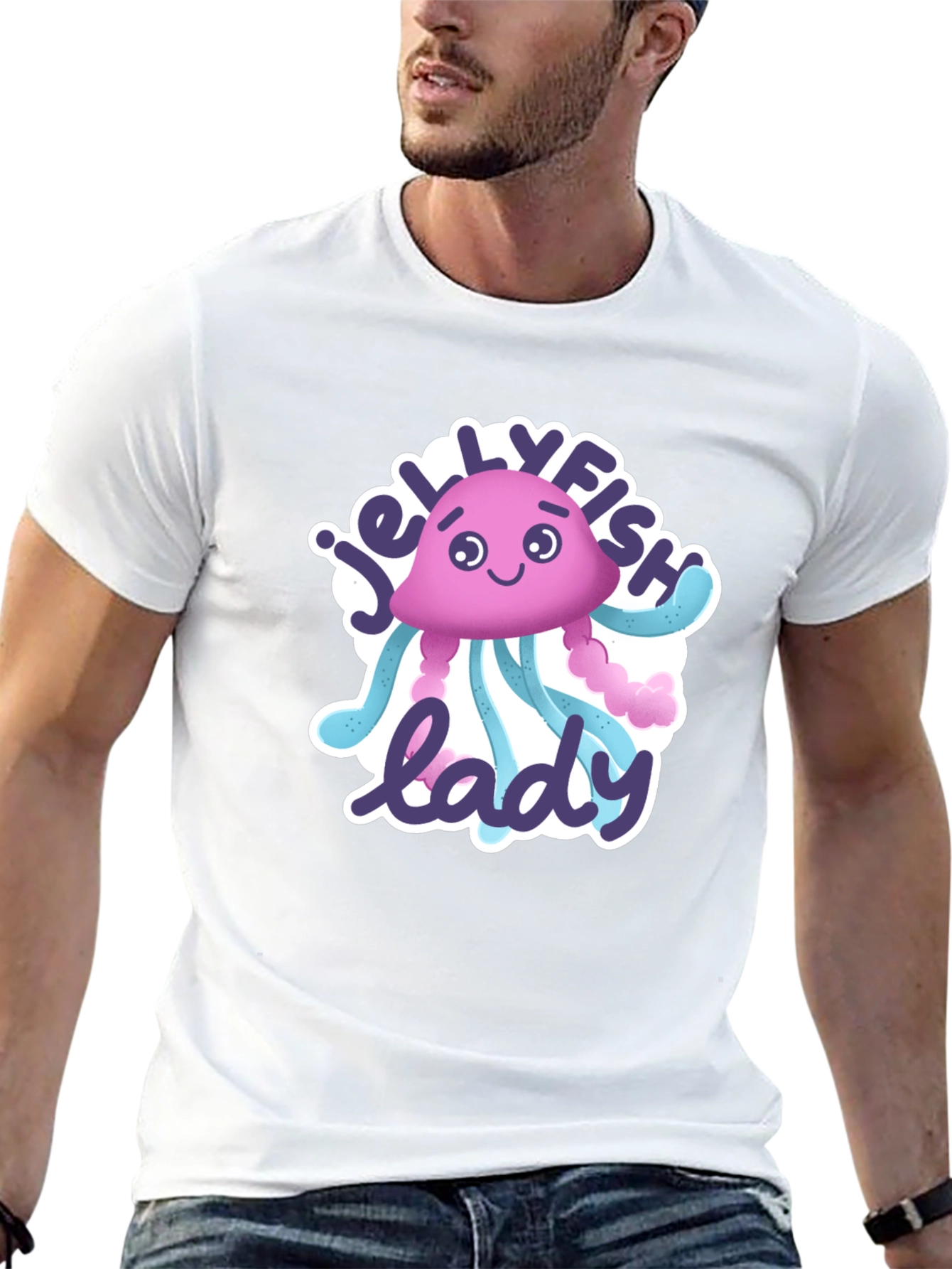 Jellyfish Lady Graphic T-Shirt