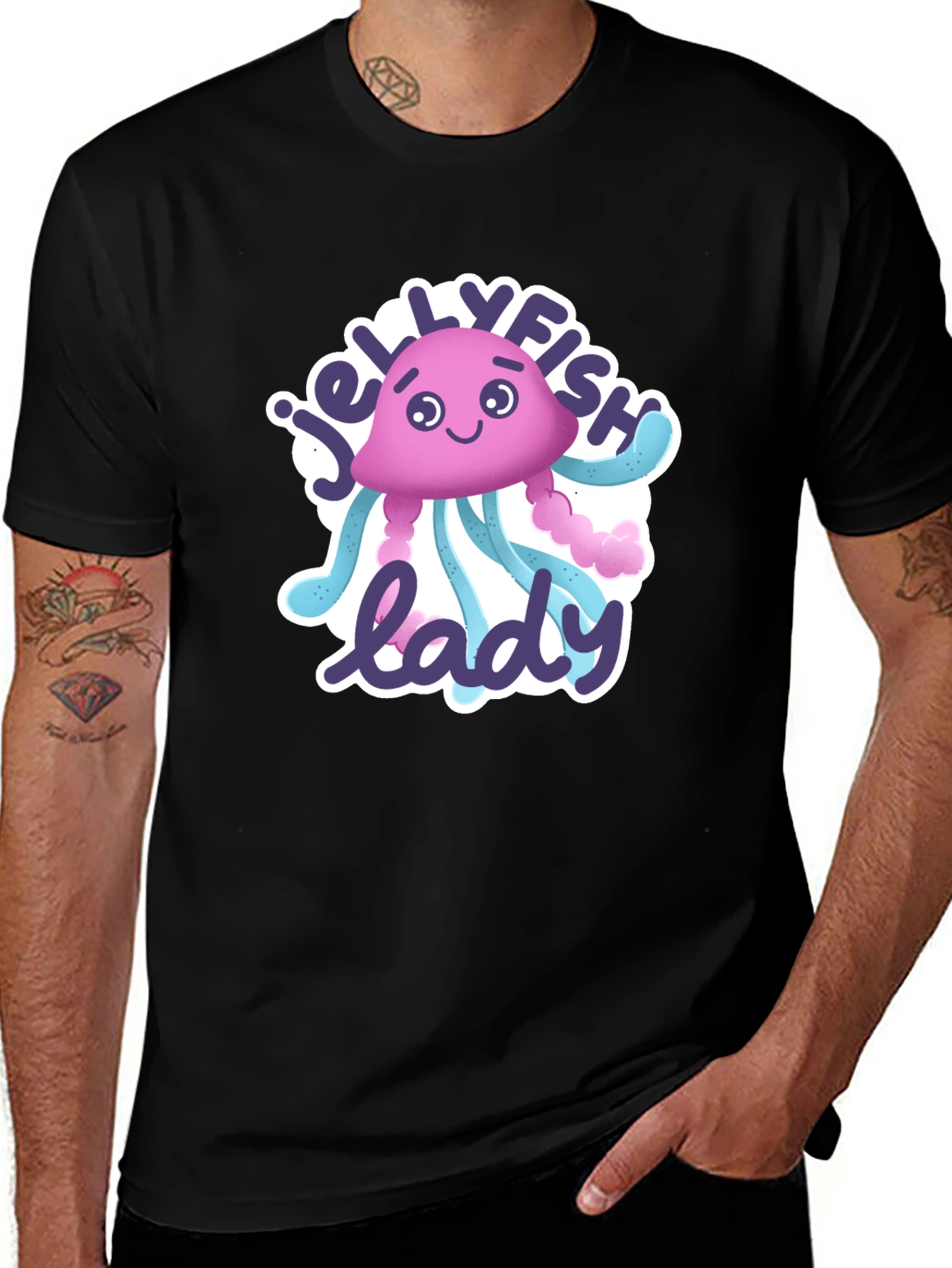 Jellyfish Lady Graphic T-Shirt