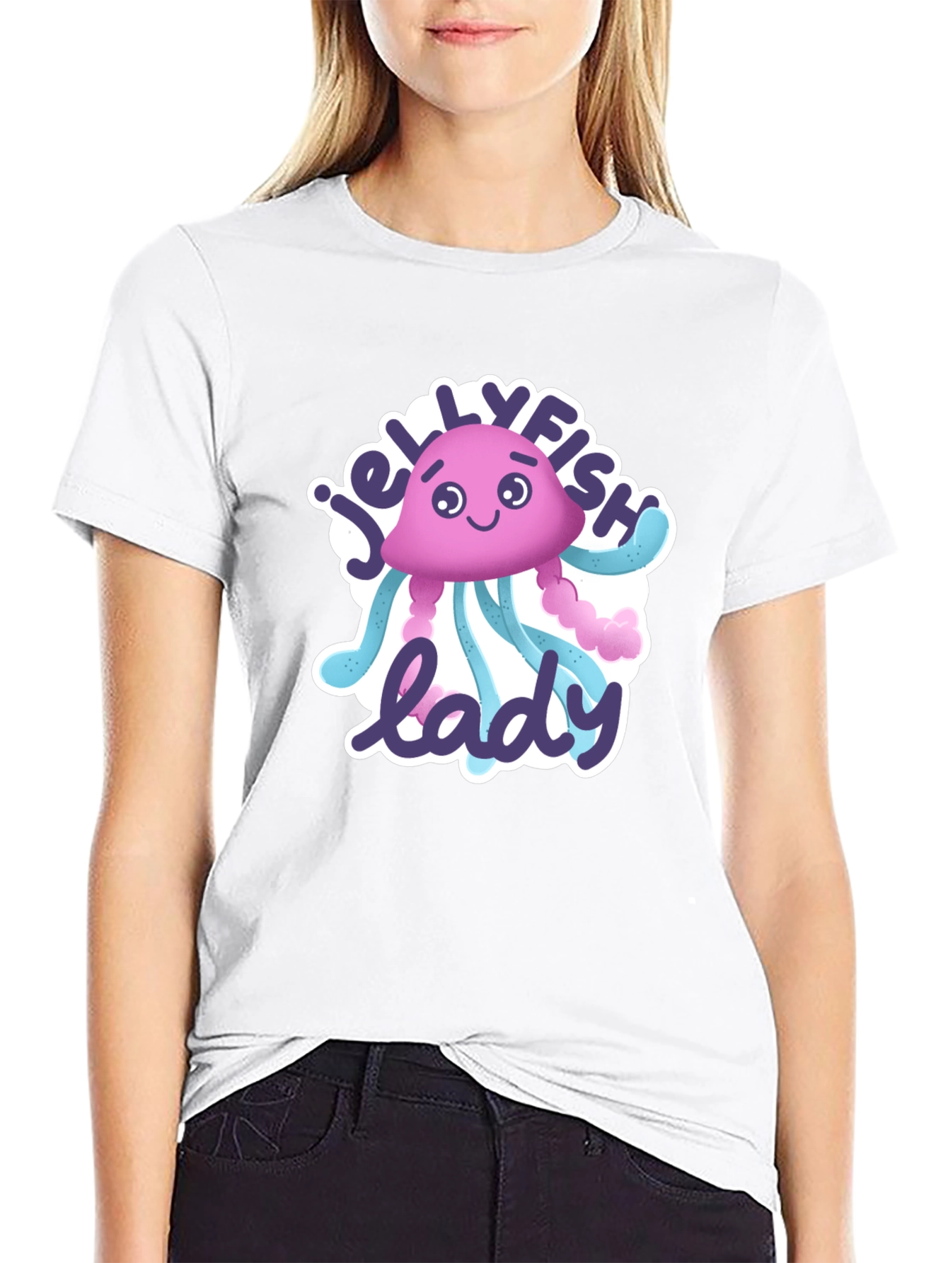 Jellyfish Lady Graphic T-Shirt