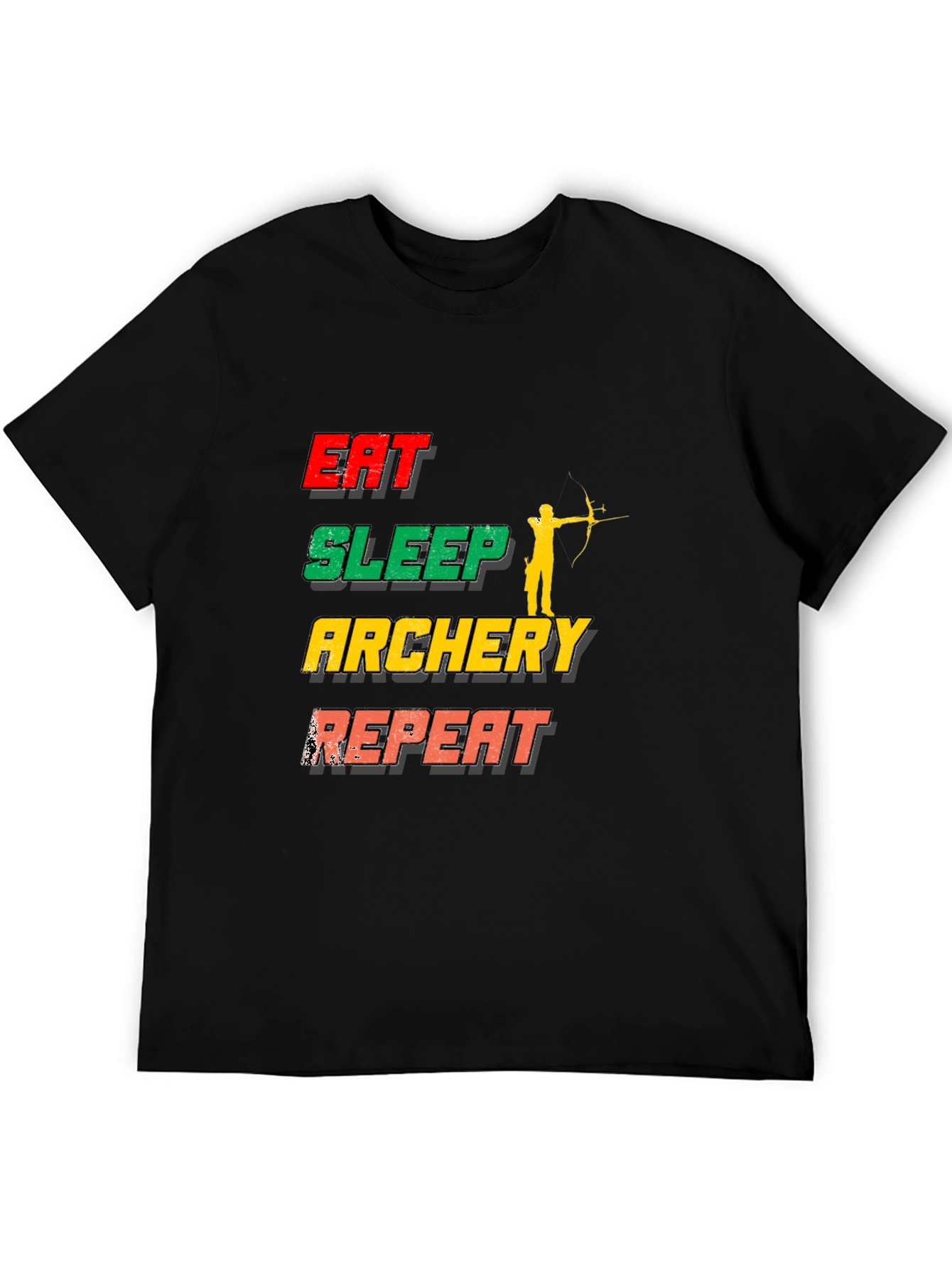 Eat Sleep Archery Repeat Graphic T-Shirt