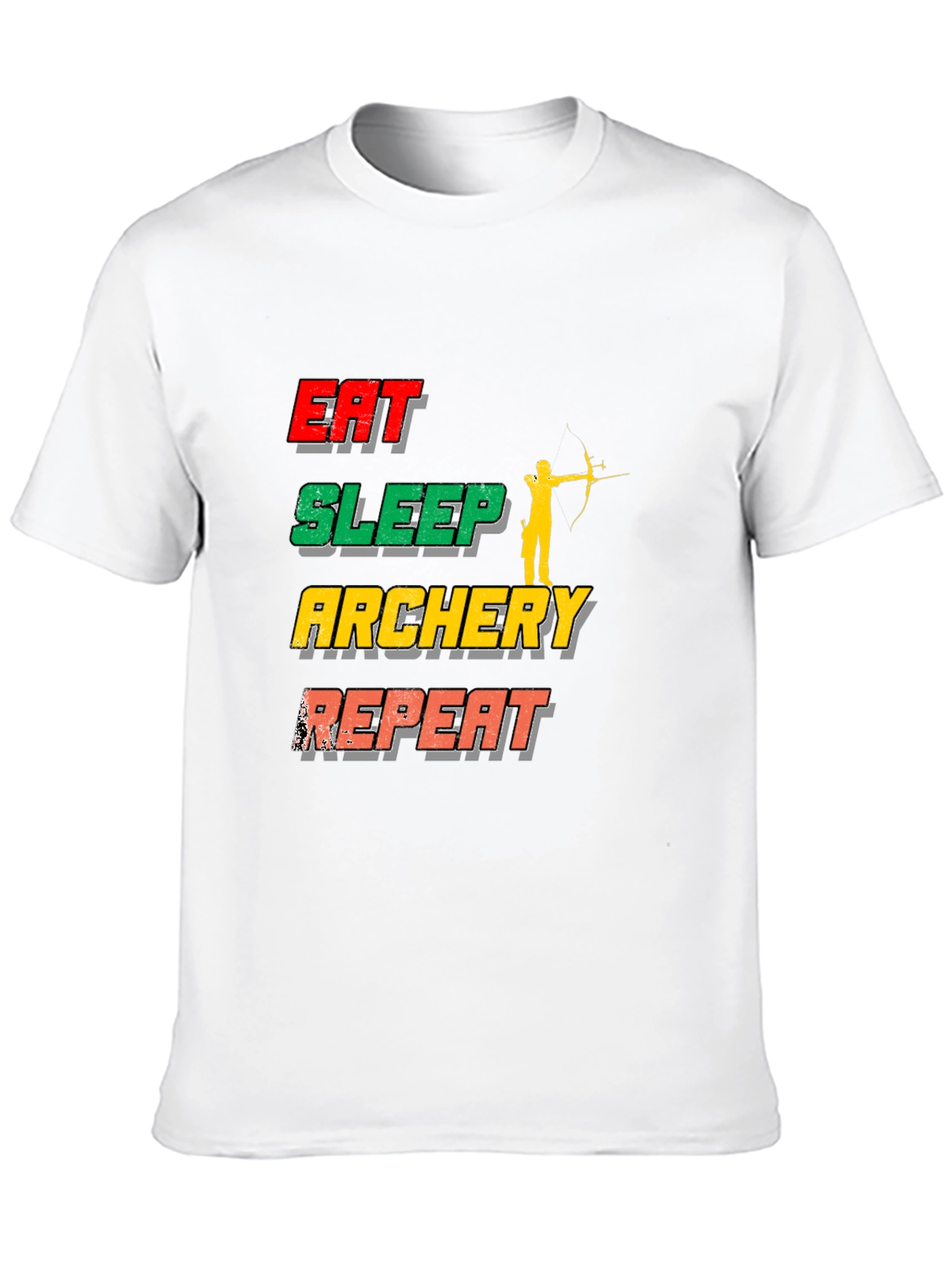 Eat Sleep Archery Repeat Graphic T-Shirt