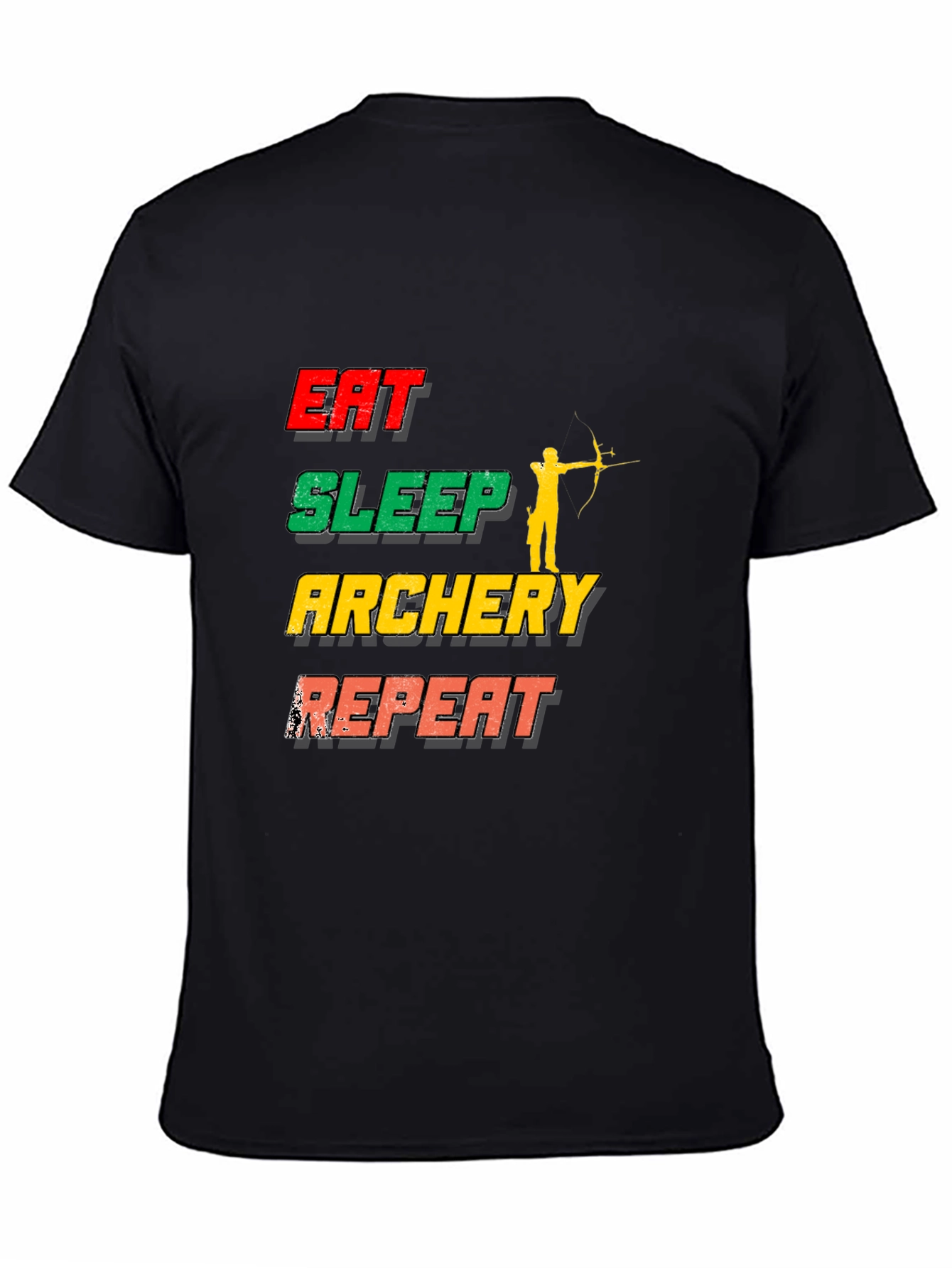 Eat Sleep Archery Repeat Graphic T-Shirt