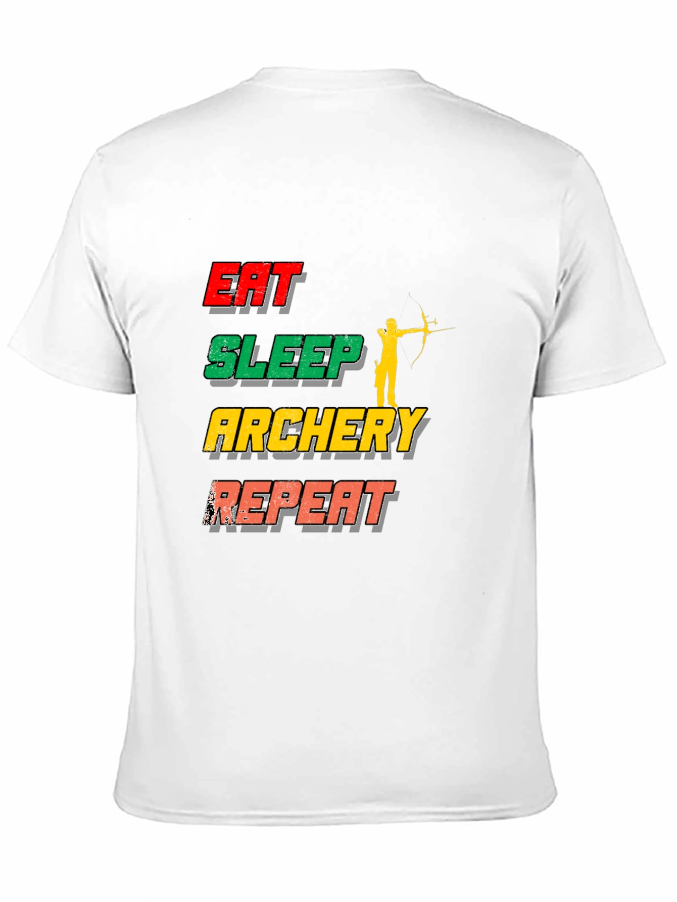 Eat Sleep Archery Repeat Graphic T-Shirt