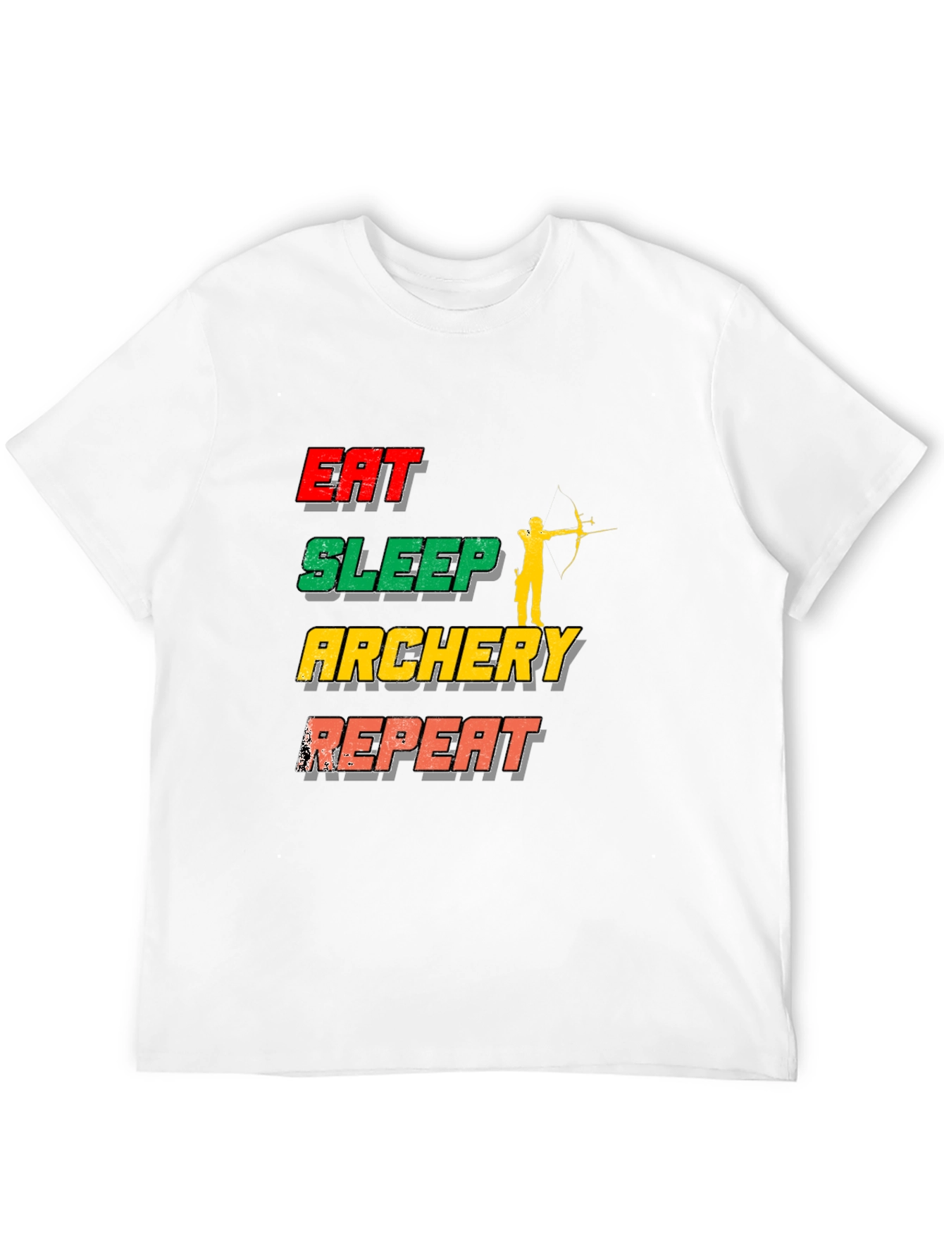 Eat Sleep Archery Repeat Graphic T-Shirt