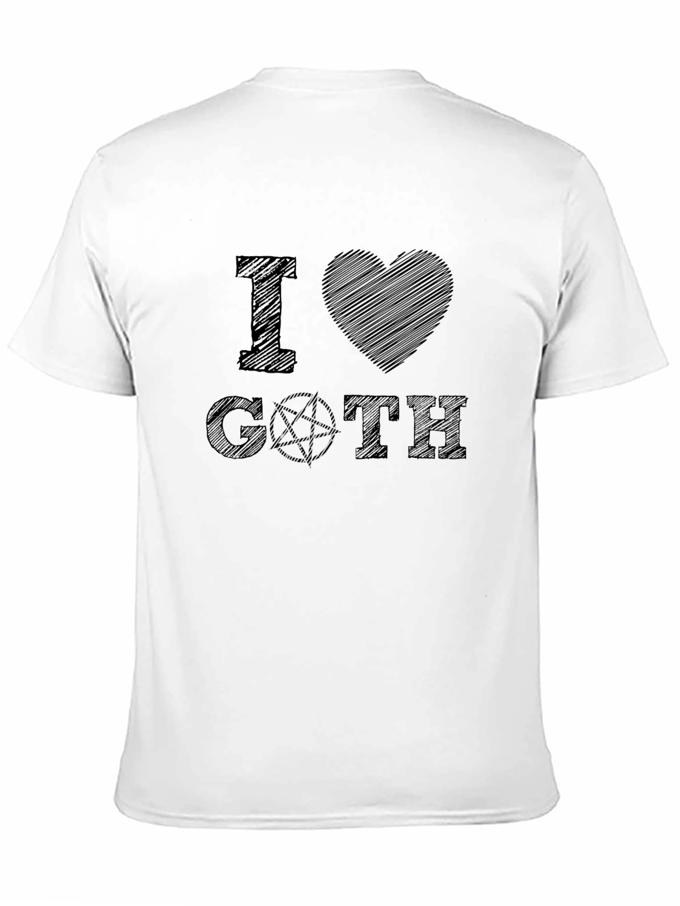I Heart Goth Graphic Tee - Black