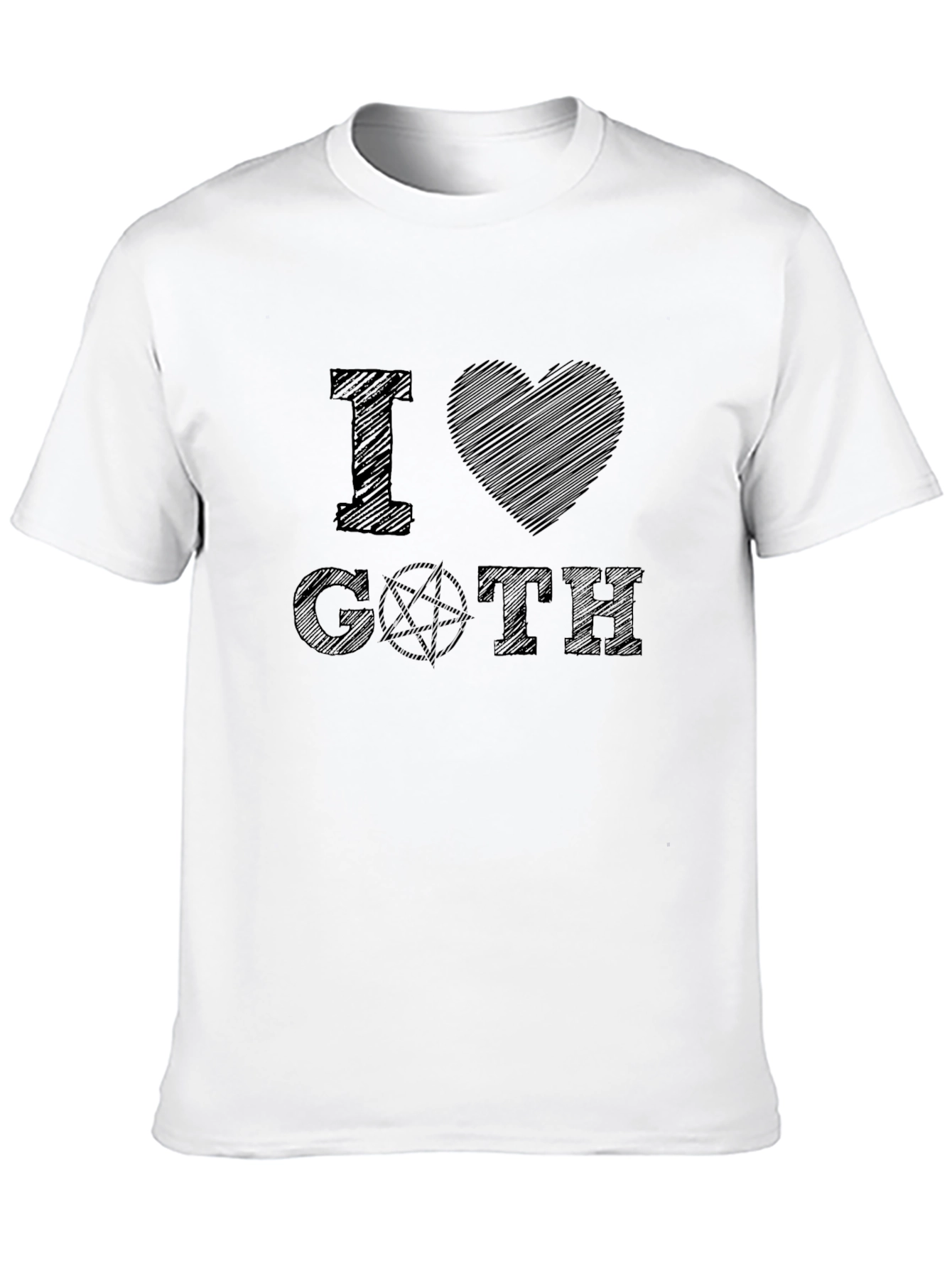 I Heart Goth Graphic Tee - Black