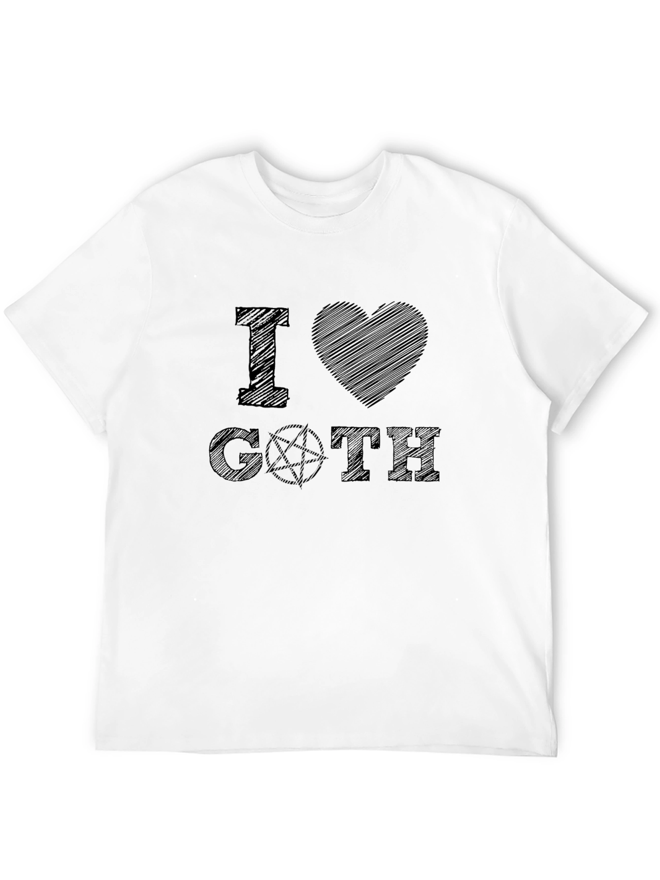 I Heart Goth Graphic Tee - Black