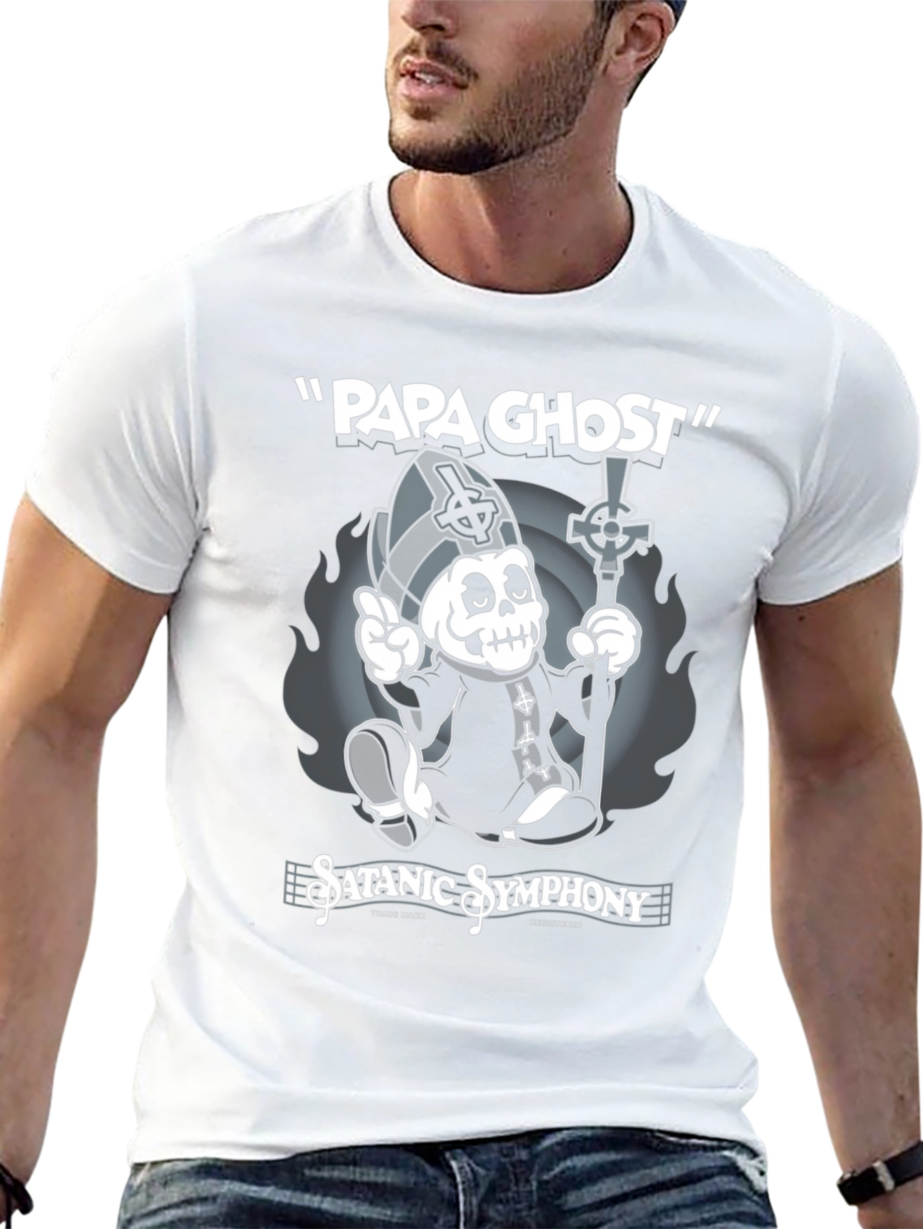 Papa Ghost Satanic Symphony T-Shirt