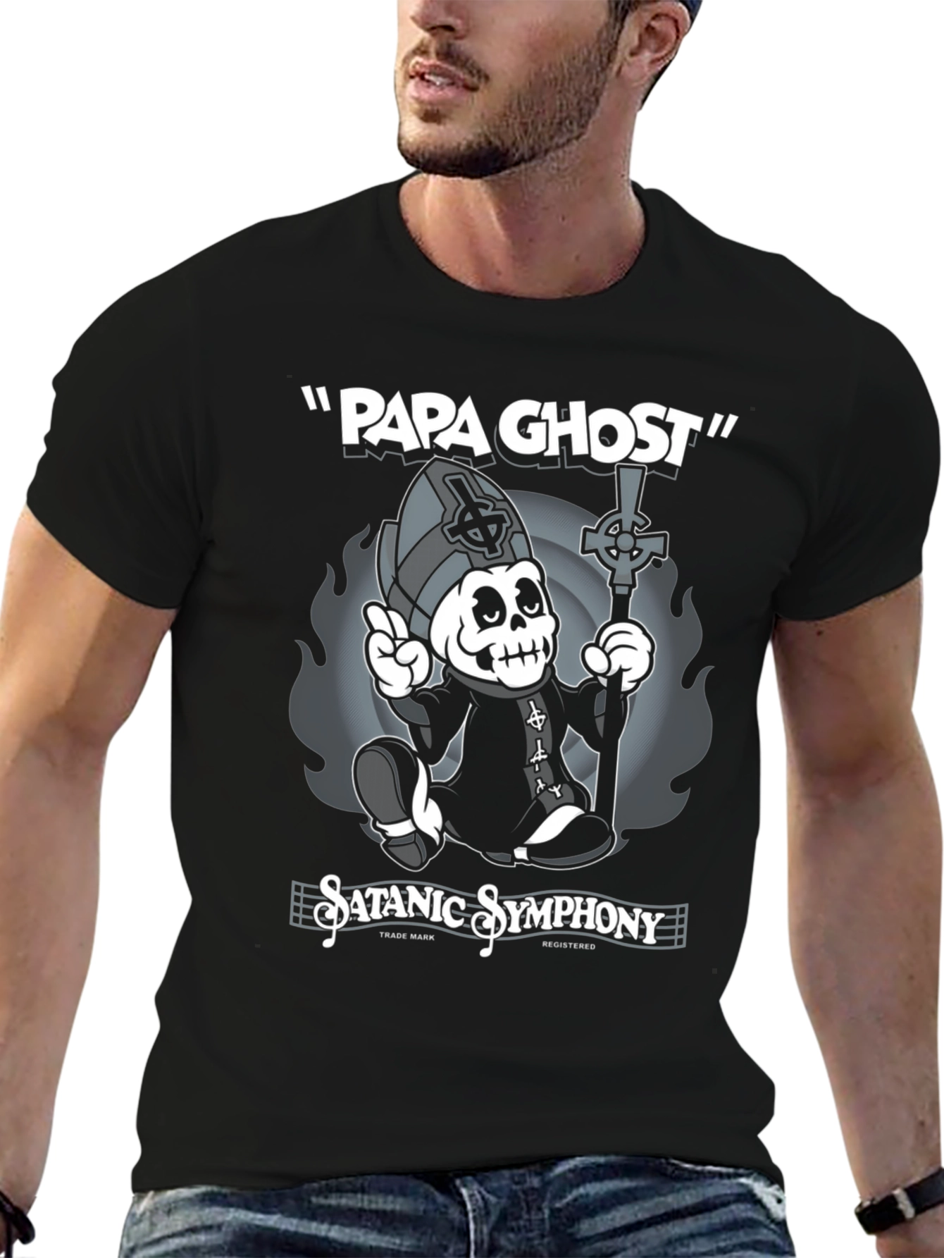 Papa Ghost Satanic Symphony T-Shirt