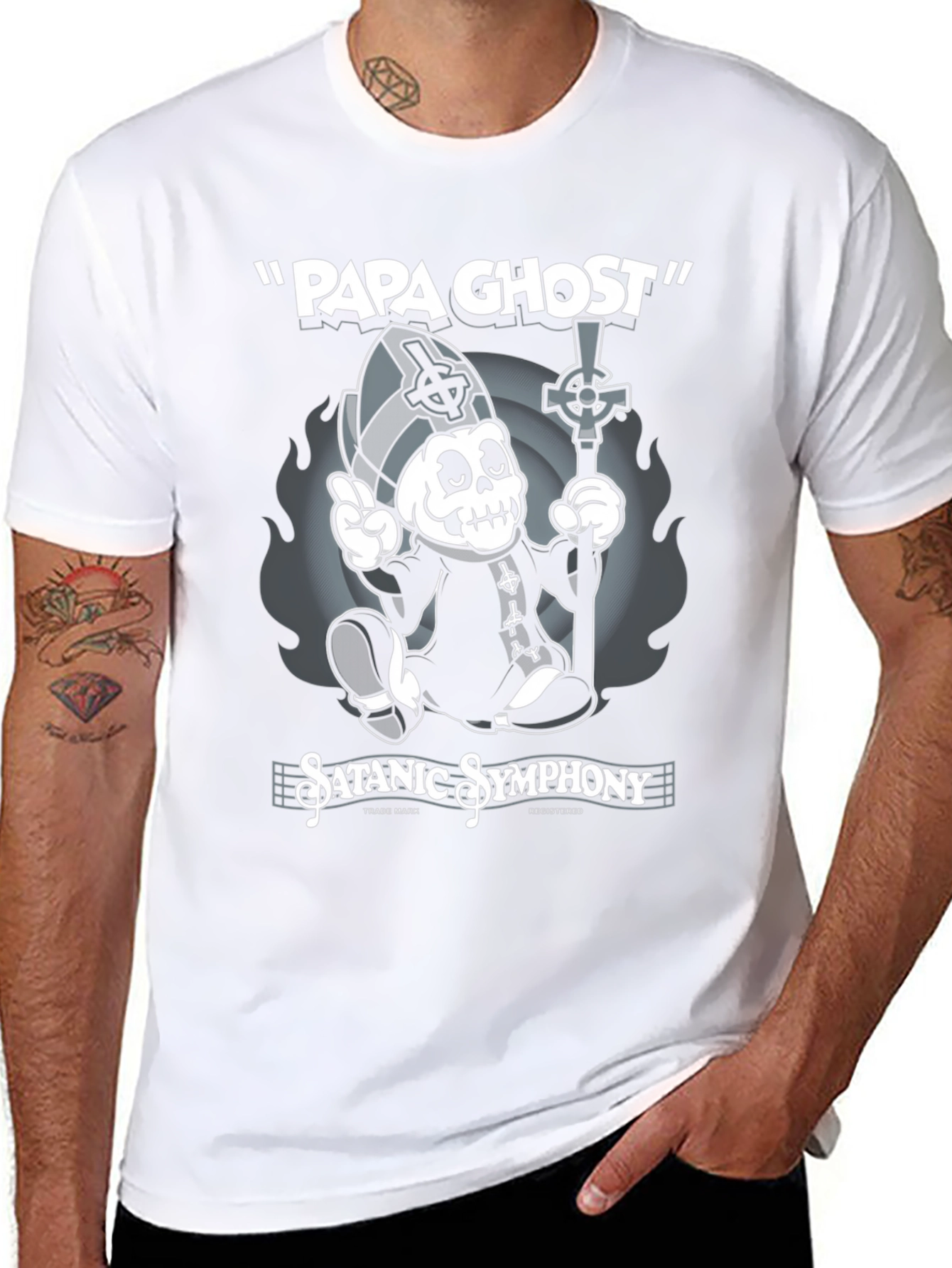 Papa Ghost Satanic Symphony T-Shirt